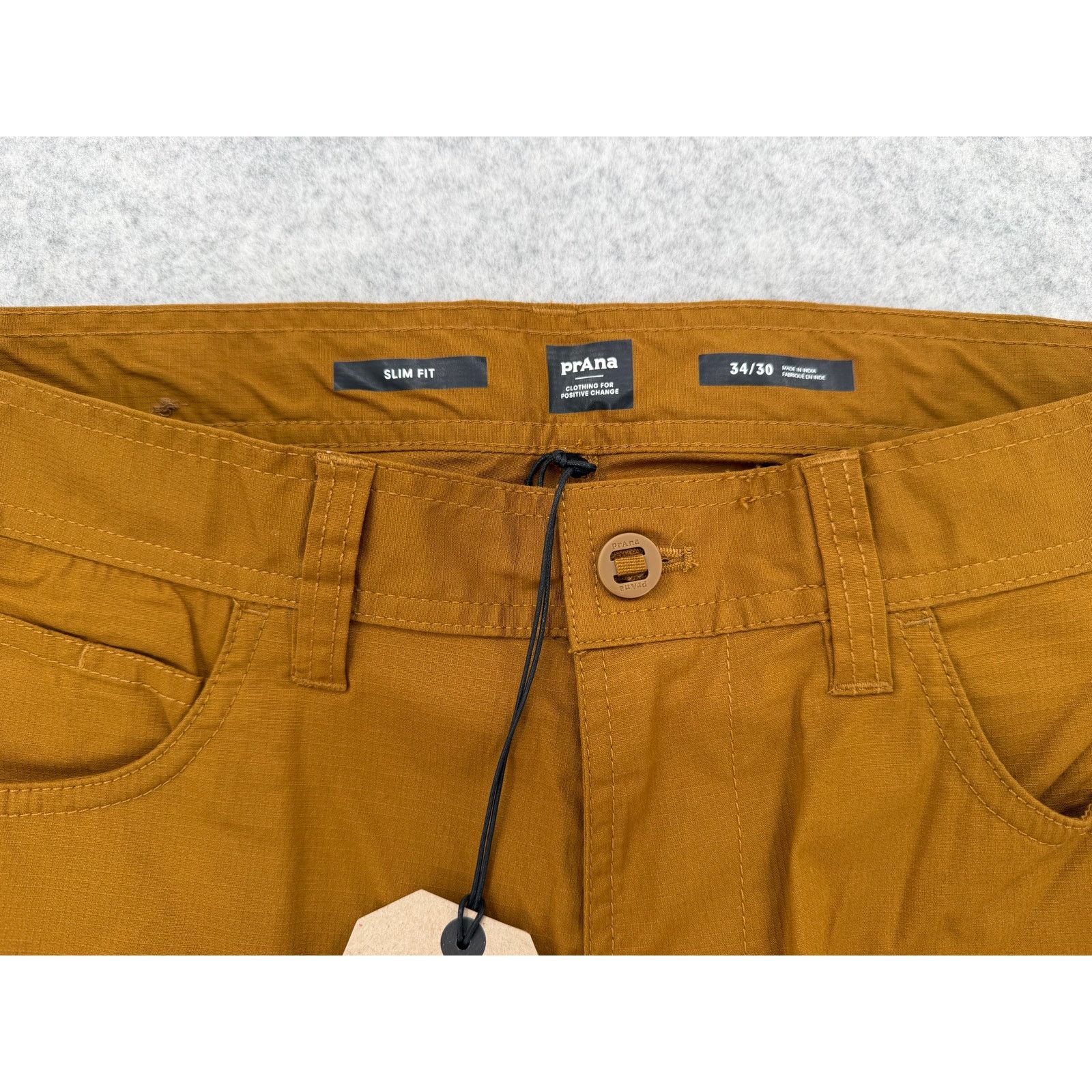 Prana NWT prAna Double Peak Antique Bronze Hiking Outdoor Pants Size US 34 / EU 50 - 3 Thumbnail
