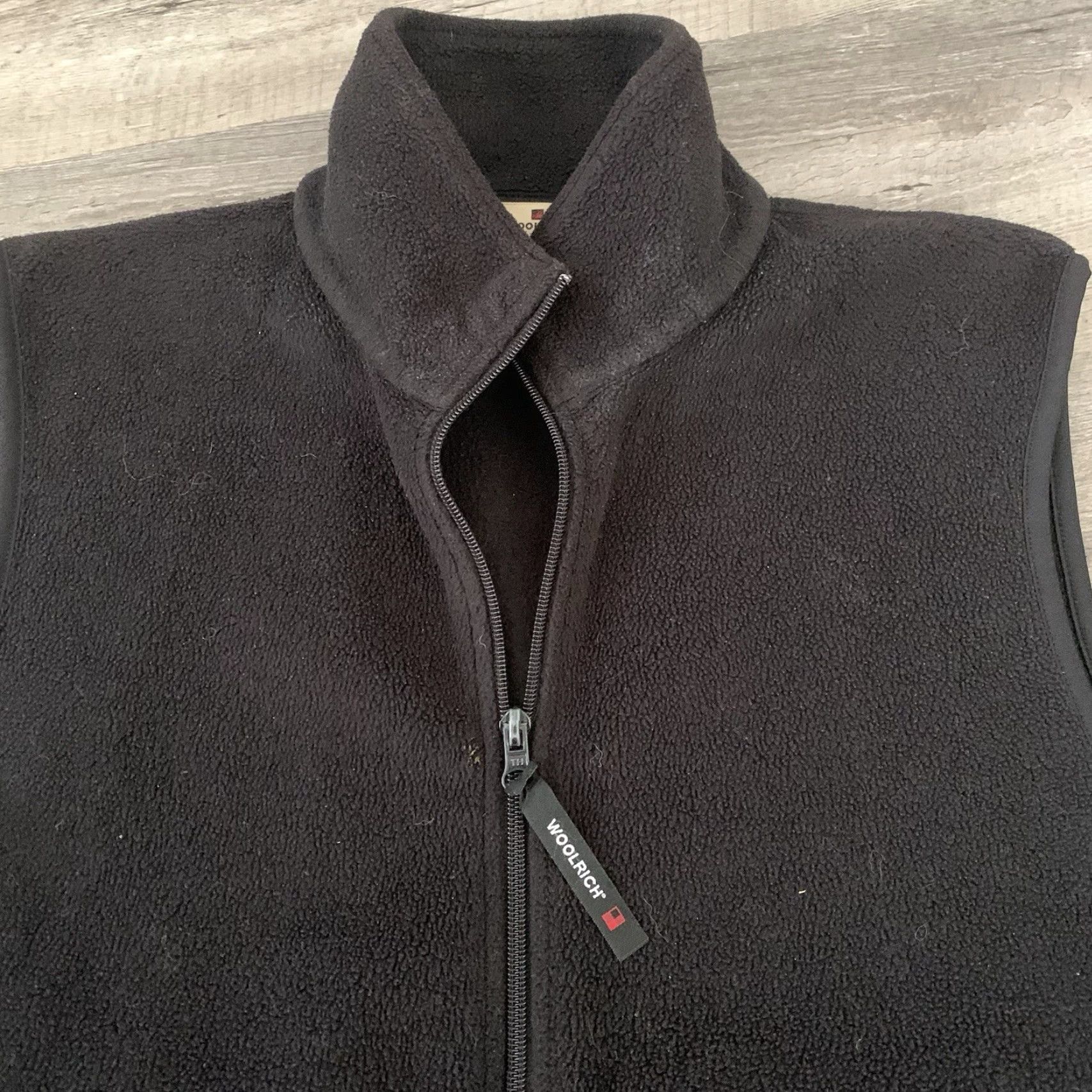 Vintage VINTAGE Woolrich Fleece Vest Mens M Black Full Zip Outdoors Hiking Vest Size US M / EU 48-50 / 2 - 3 Thumbnail
