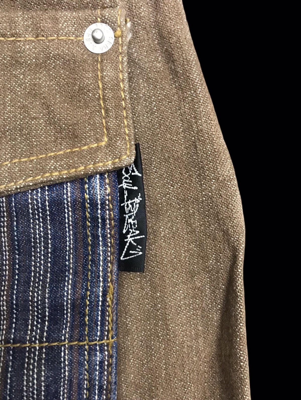 Japanese Brand 💥BAGGY💥ARCHIVAL SOULBREAK STURDY BAGGY DENIM F379 Size US 31 - 17 Thumbnail