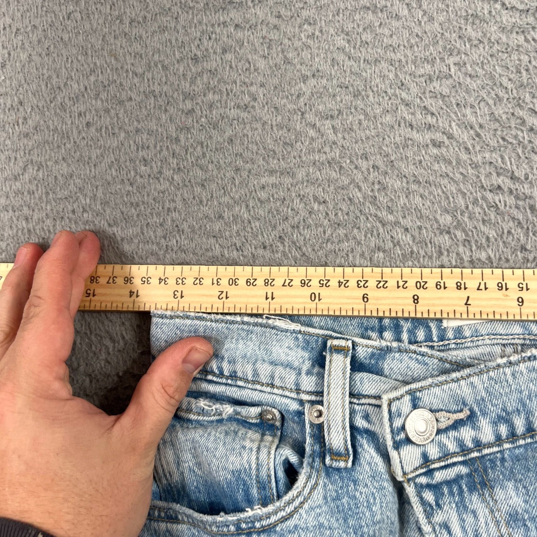 Abercrombie & Fitch VINTAGE Abercrombie & Fitch Jeans Women 2 XS High Rise Straight 90s Blue Denim Size 27" / US 4 / IT 40 - 5 Thumbnail