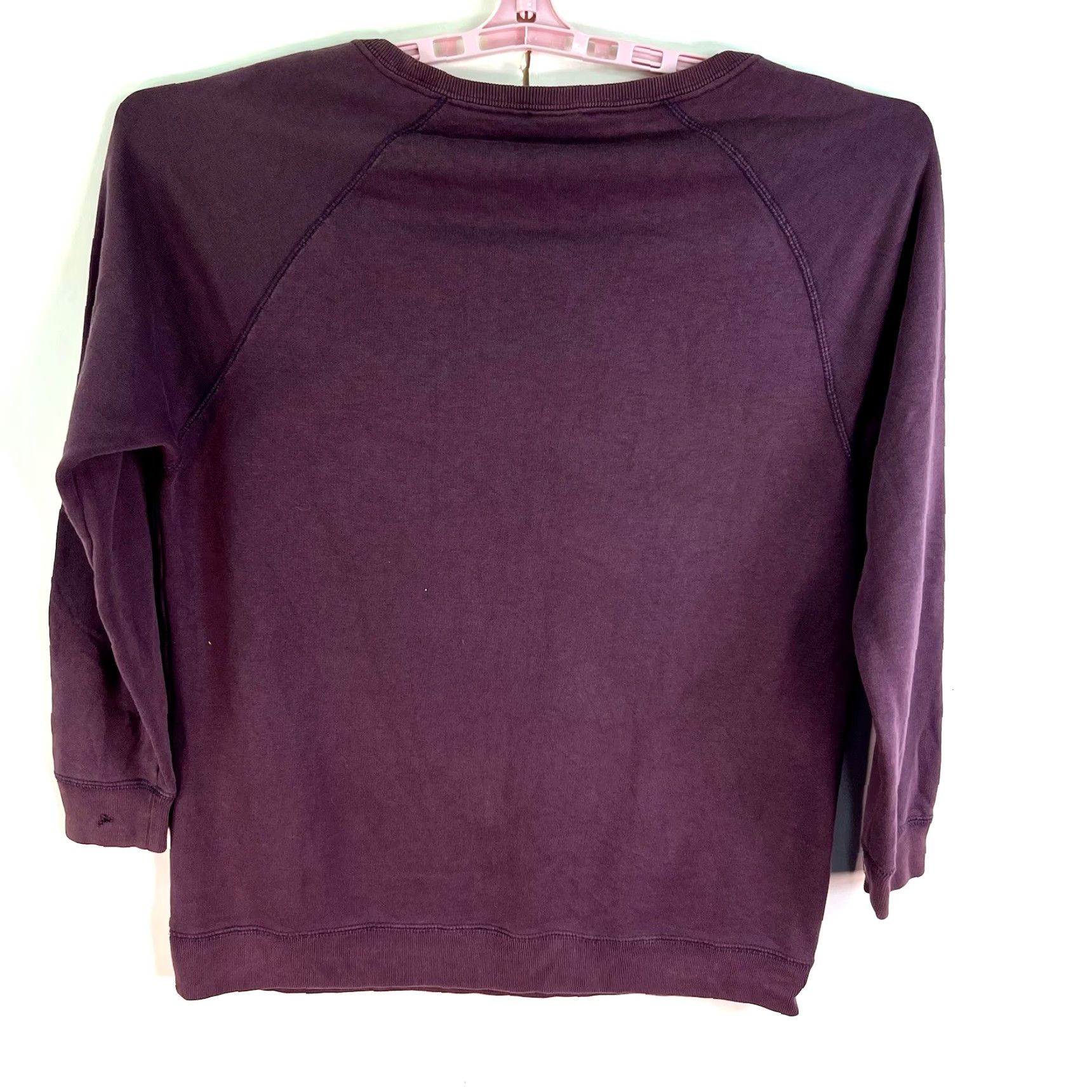 Nike Nike Spell Out Sweatshirt Mens M Plum Purple Size US M / EU 48-50 / 2 - 6 Thumbnail
