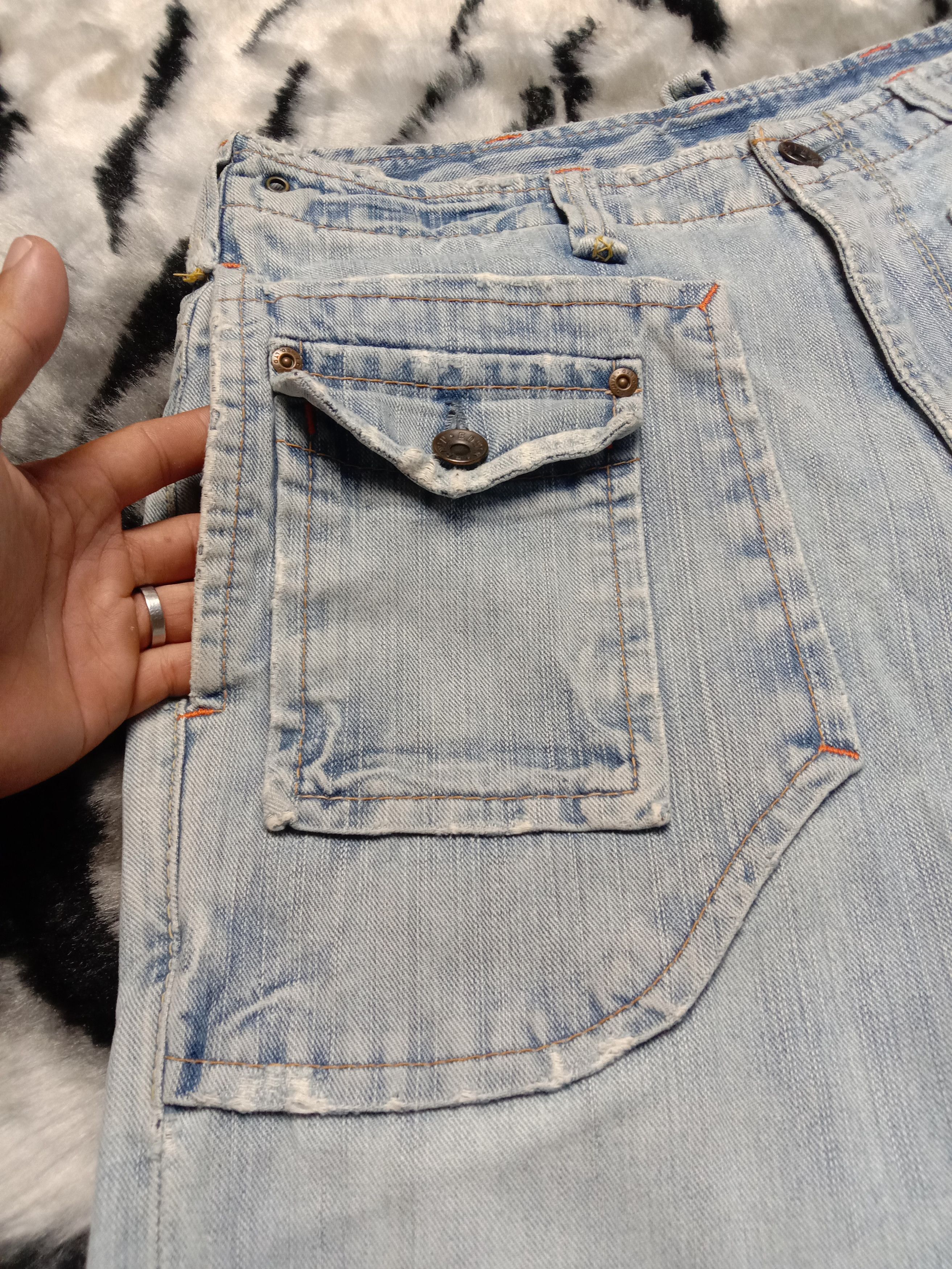 Edwin × Vintage Distressed Jean Edwin Bushpants Size US 30 / EU 46 - 5 Thumbnail