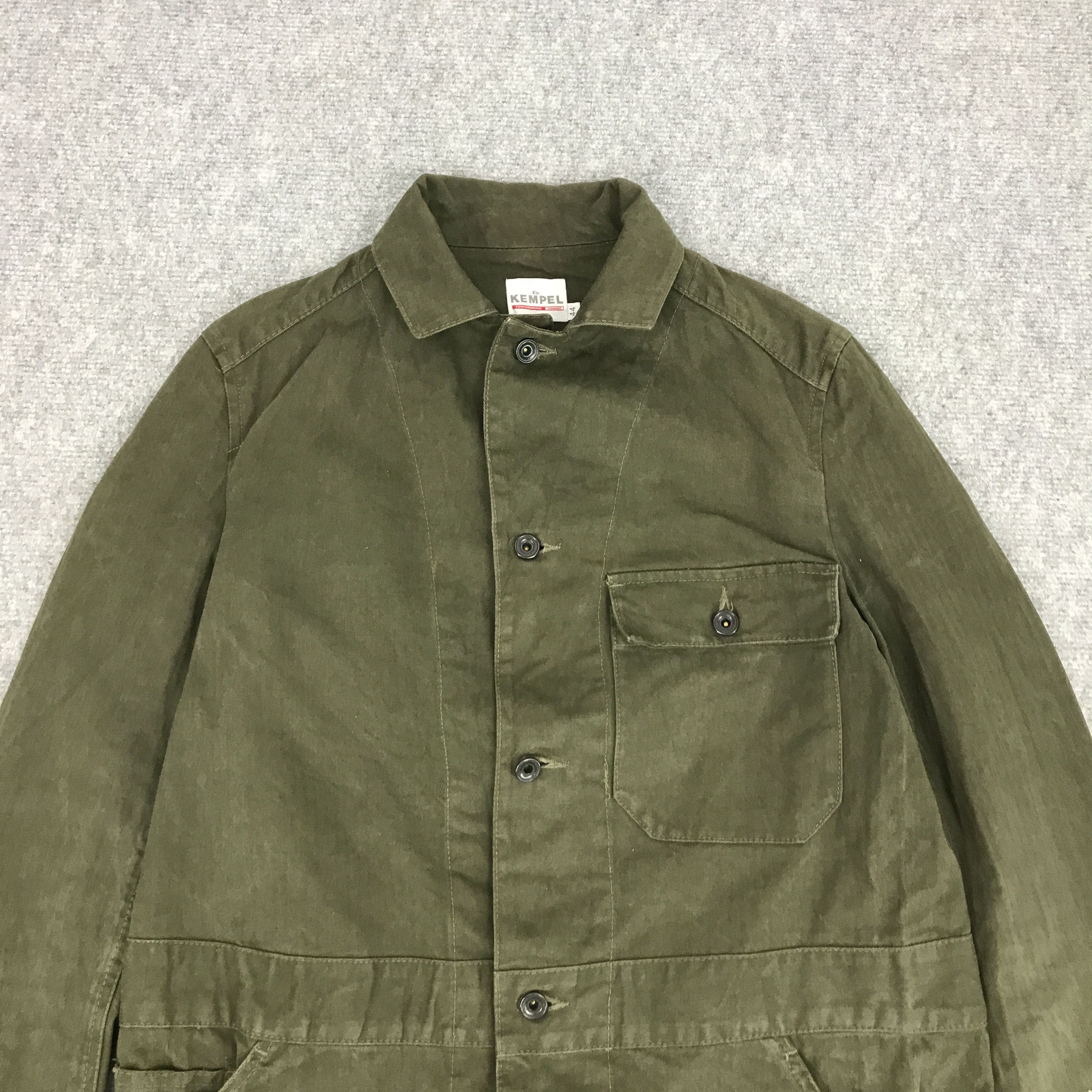 Japanese Brand KEMPEL PARKAS STYLE BUTTON JACKET Size US M / EU 48-50 / 2 - 2 Thumbnail