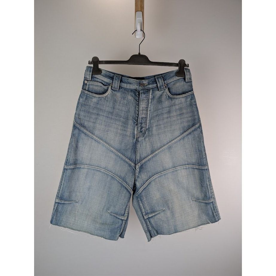 Balenciaga o1rshd1 Denim Shorts in Blue Size US 32 / EU 48 - 1 Thumbnail