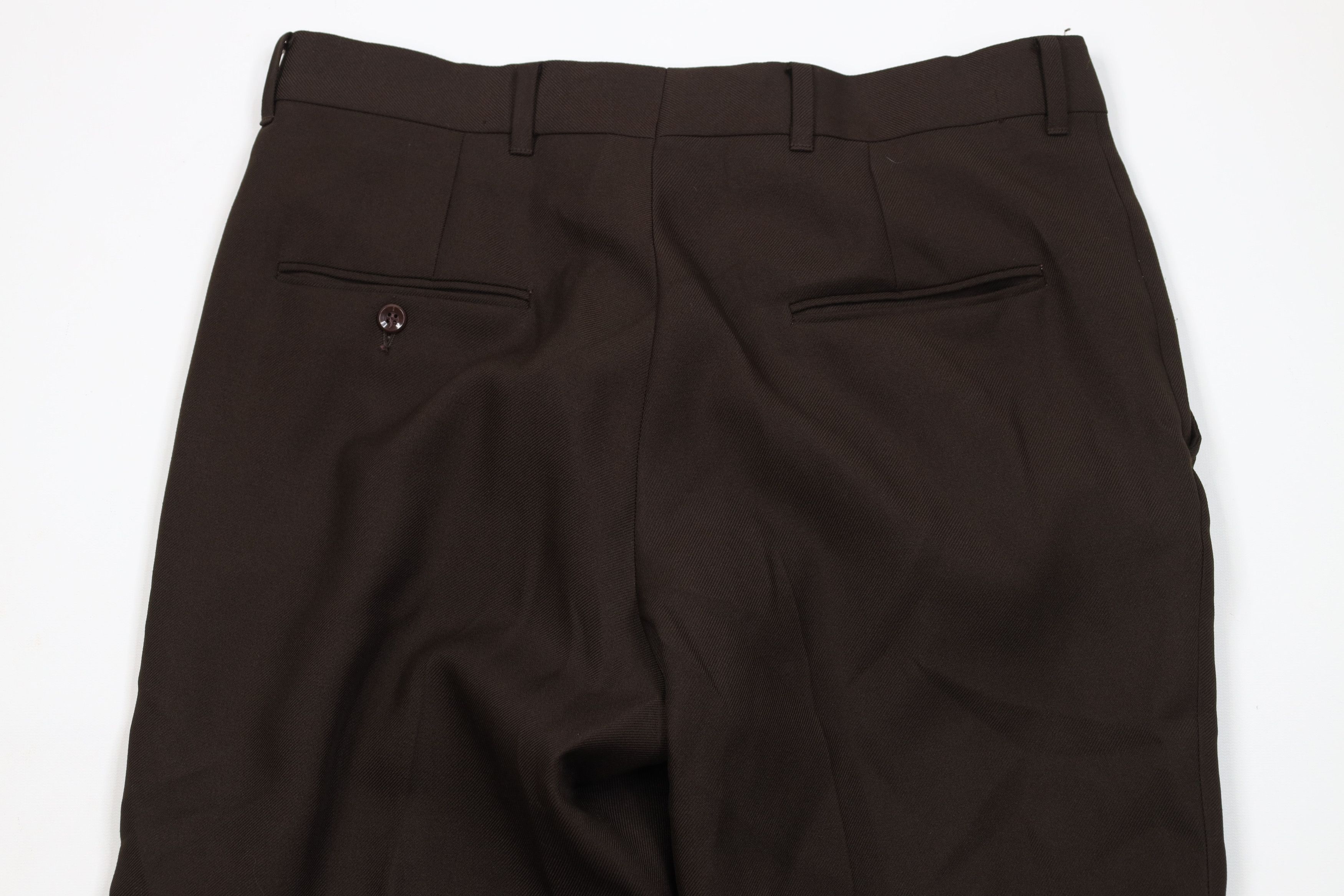 Vintage Vintage 70s Streetwear Flared Wide Leg Chino Pants Brown USA Size US 34 / EU 50 - 11 Thumbnail