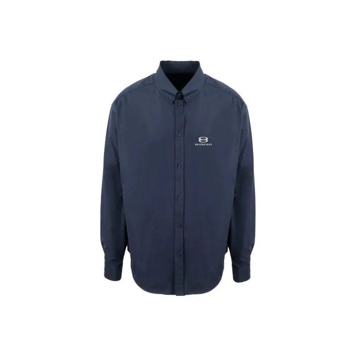 Balenciaga SS23 Logo Print Long Sleeve Shirt