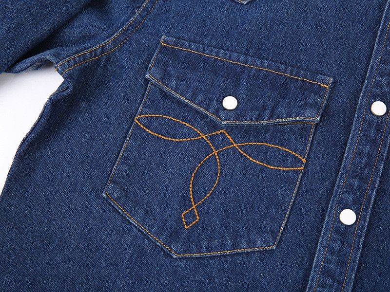 Japanese Brand Vintage Raw Classic Denim Shirt Size US XXL / EU 58 / 5 - 4 Thumbnail