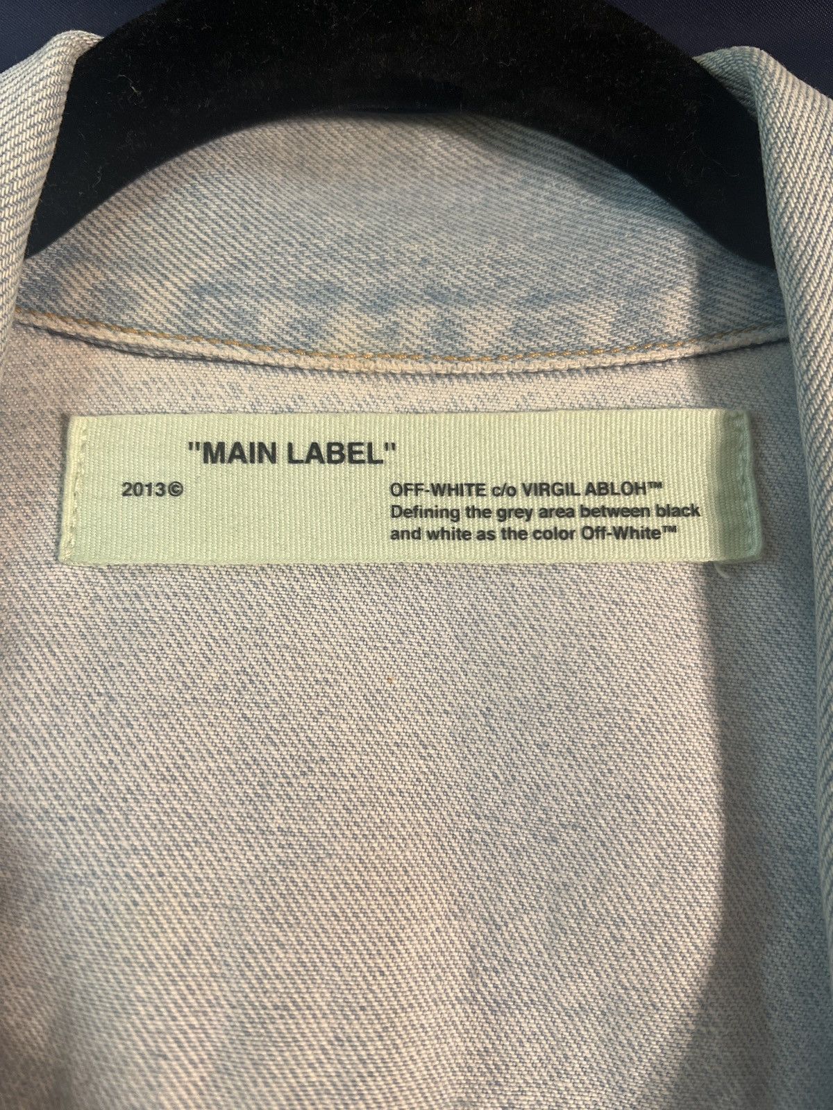 Off-White Not real denim jacket Size US XL / EU 56 / 4 - 5 Thumbnail