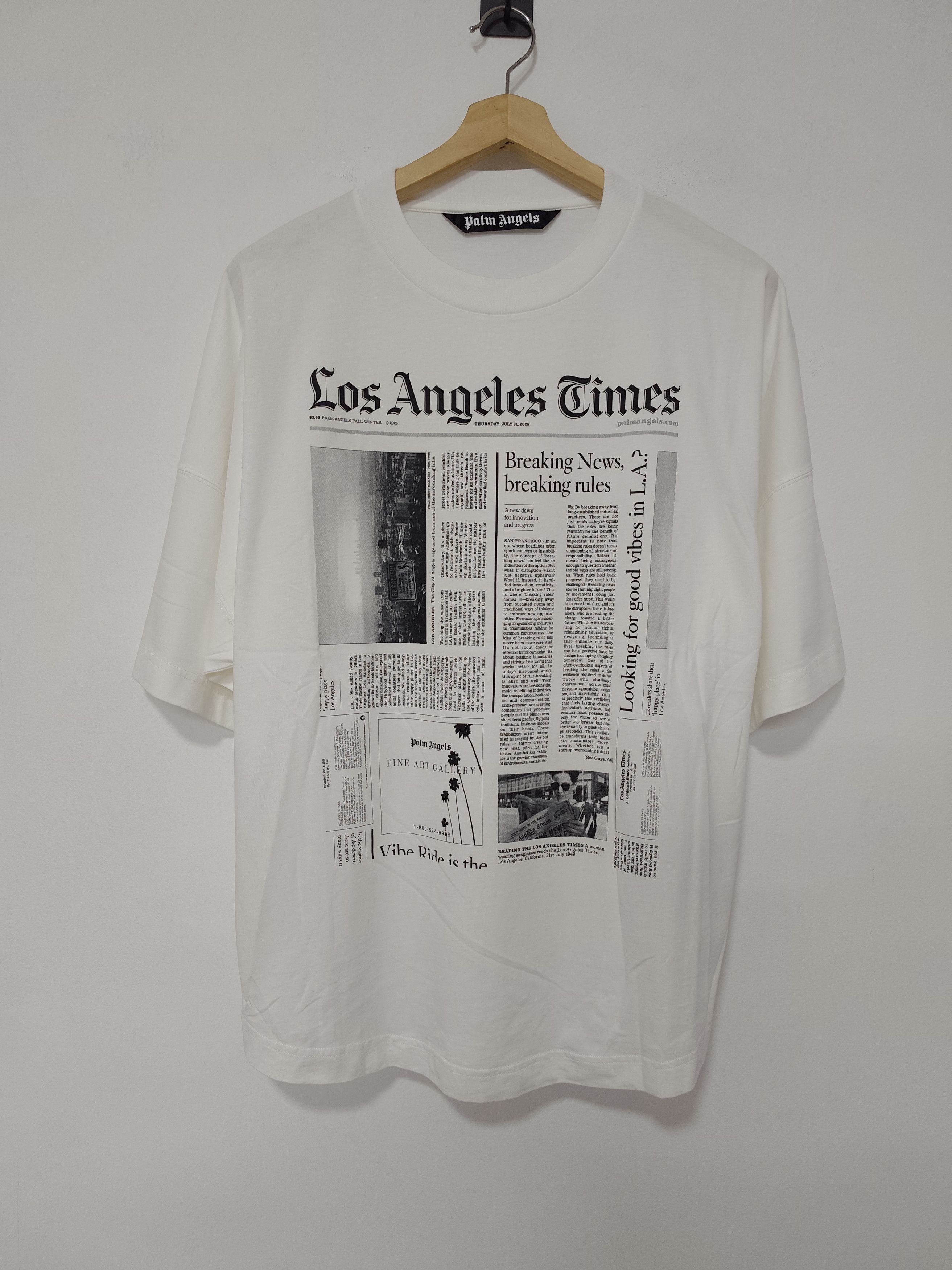 Palm Angels Palm Angels "Los Angels Times" Size US M / EU 48-50 / 2 - 1 Thumbnail