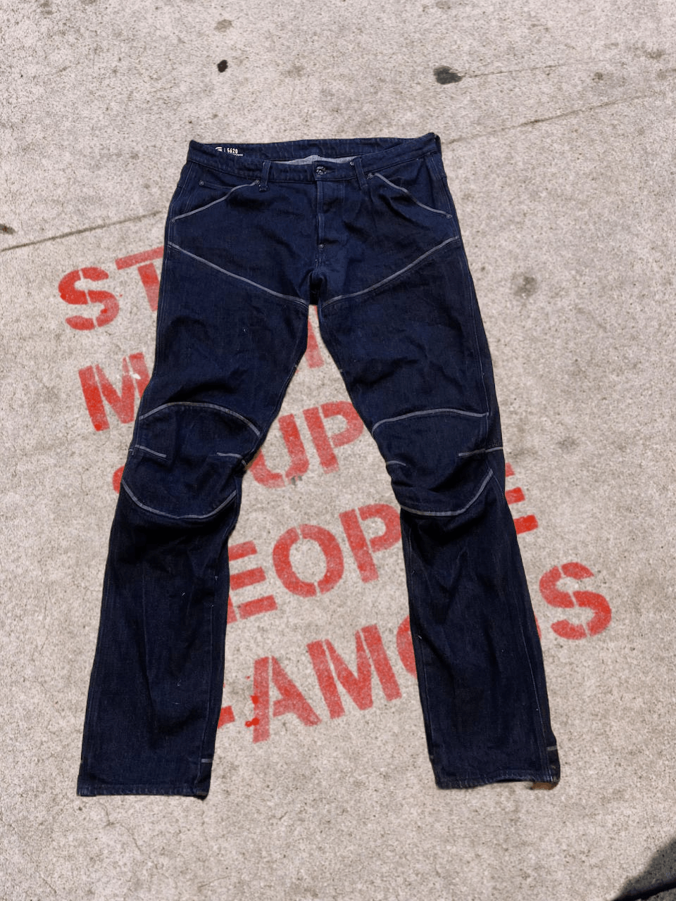 G-Star G-Star Raw Denim Y2K vintage baggy faded Jeans Size US 34 / EU 50 - 1 Thumbnail