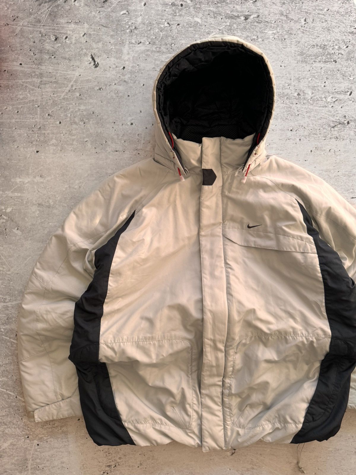 Nike × Nike ACG NIKE PUFFER DOWN BASIC LOGO OVERSIZE NYLON JACKET Size US XL / EU 56 / 4 - 3 Thumbnail