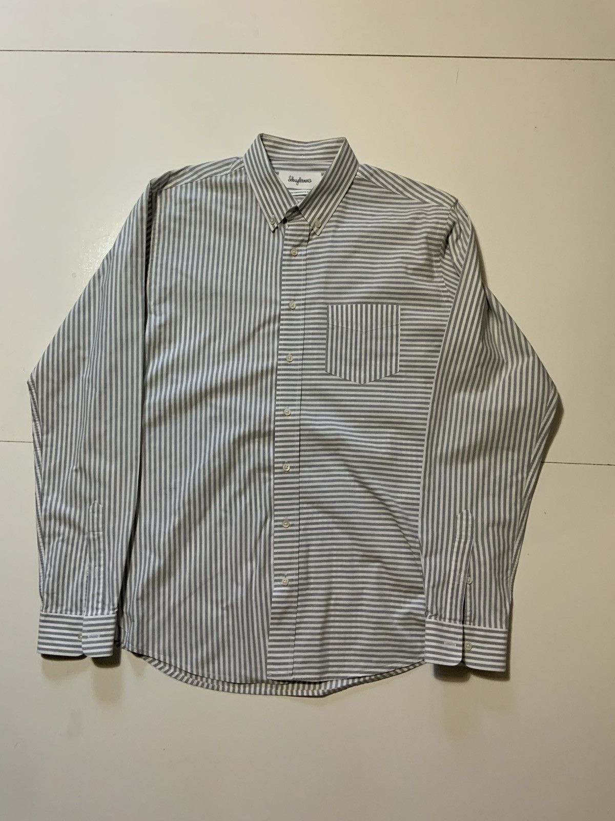 Schnaydermans Schnayderman’s Schnayderman’s Shirt Pencil Stripe L/S Shirt Size US S / EU 44-46 / 1 - 1 Thumbnail