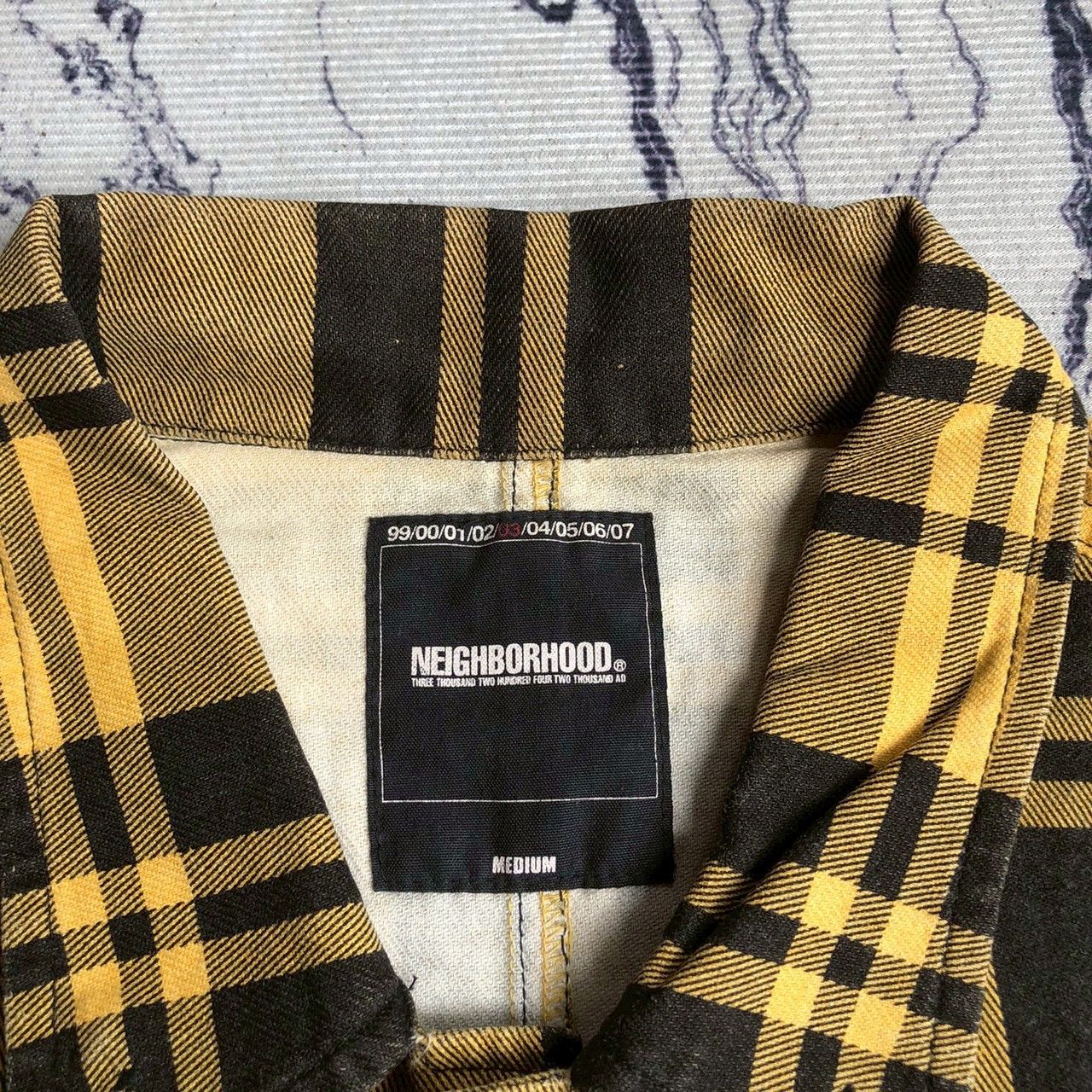 Neighborhood Neighborhood Yellow Plaid Utility Vest Size US M / EU 48-50 / 2 - 7 Thumbnail