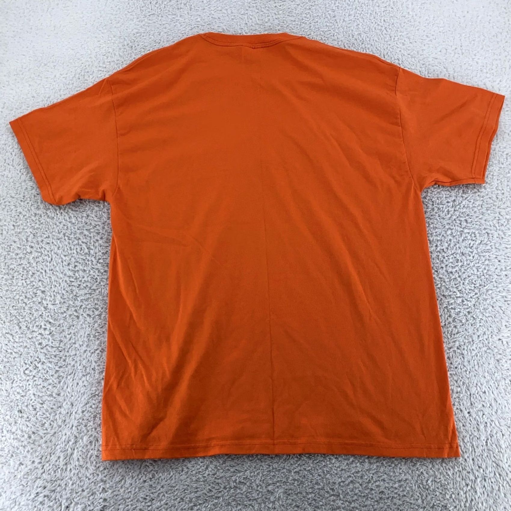 Hanes Hanes 100% Cotton Heavyweight 50/50 Crewneck T-Shirt Orange L Mens Regular Fit Short Sleeve Tee Size US L / EU 52-54 / 3 - 4 Thumbnail