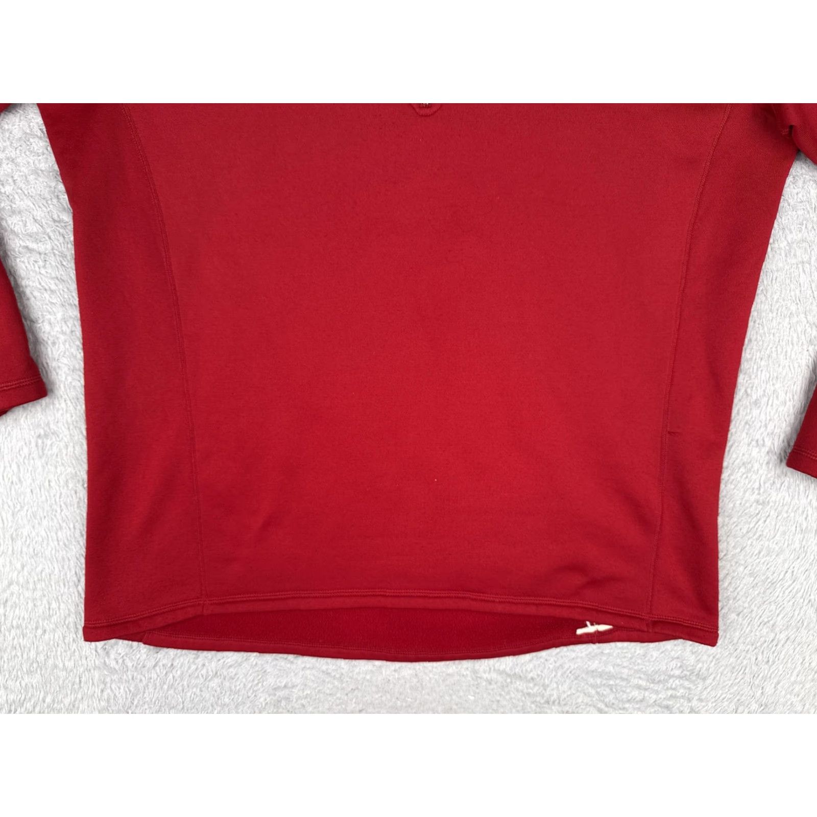 Mountain Hardwear Mountain Hardwear Sweater Womens XL Red Fleece 1/4 Zip Mock Long Sleeve Pullover Outdoor Hiking Casual Mens Womens Girls Boys Size XL / US 12-14 / IT 48-50 - 5 Thumbnail