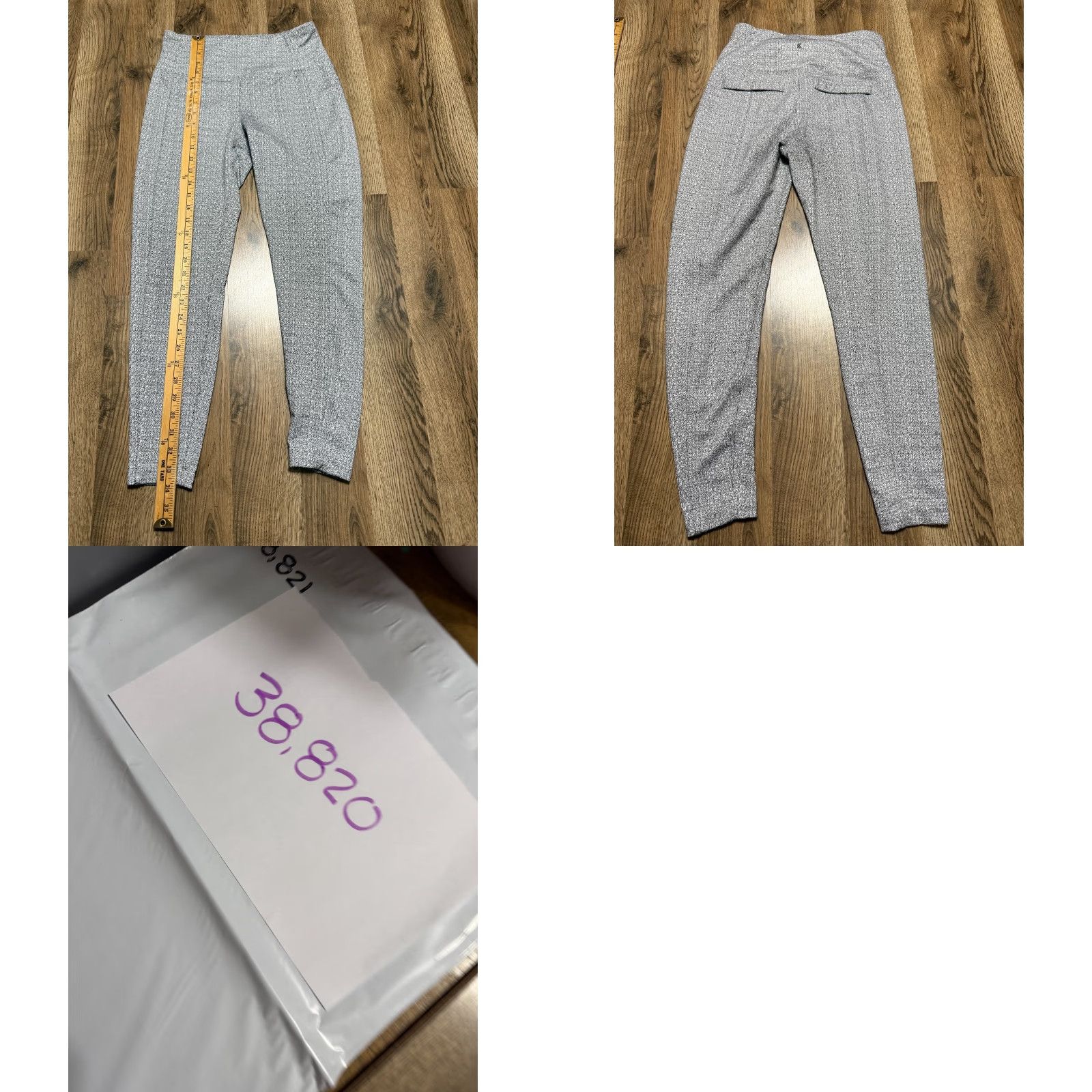 Kyodan Kyodan Pants Women's Size Medium Gray Pull On Leggings Size 28" / US 6 / IT 42 - 8 Thumbnail