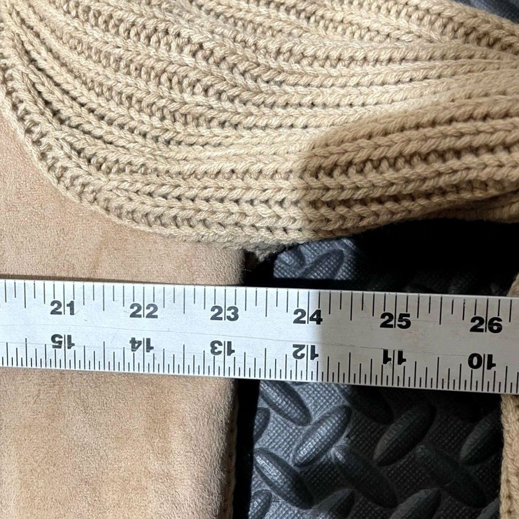 Vintage VINTAGE Style & Co Asymmetrical Zip Up Brown Knitted Sweater Women's XL Beige Full Zip Women XL Size XL / US 12-14 / IT 48-50 - 6 Thumbnail