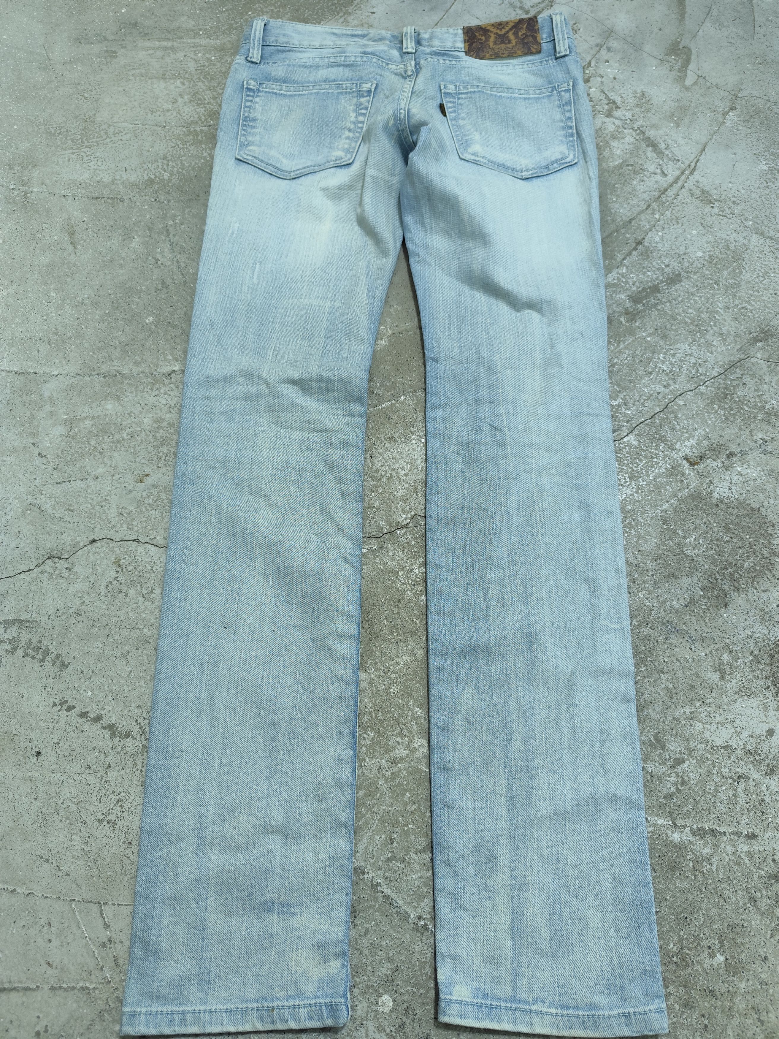 GOA Vintage GOA blue faded jeans Size 29" - 4 Thumbnail