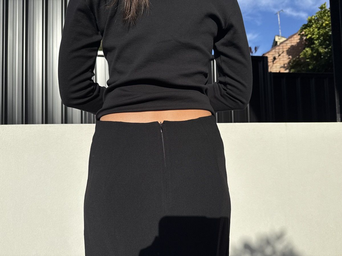 Max Mara Fine wool black skirt Size 30" / US 8 / IT 44 - 3 Thumbnail