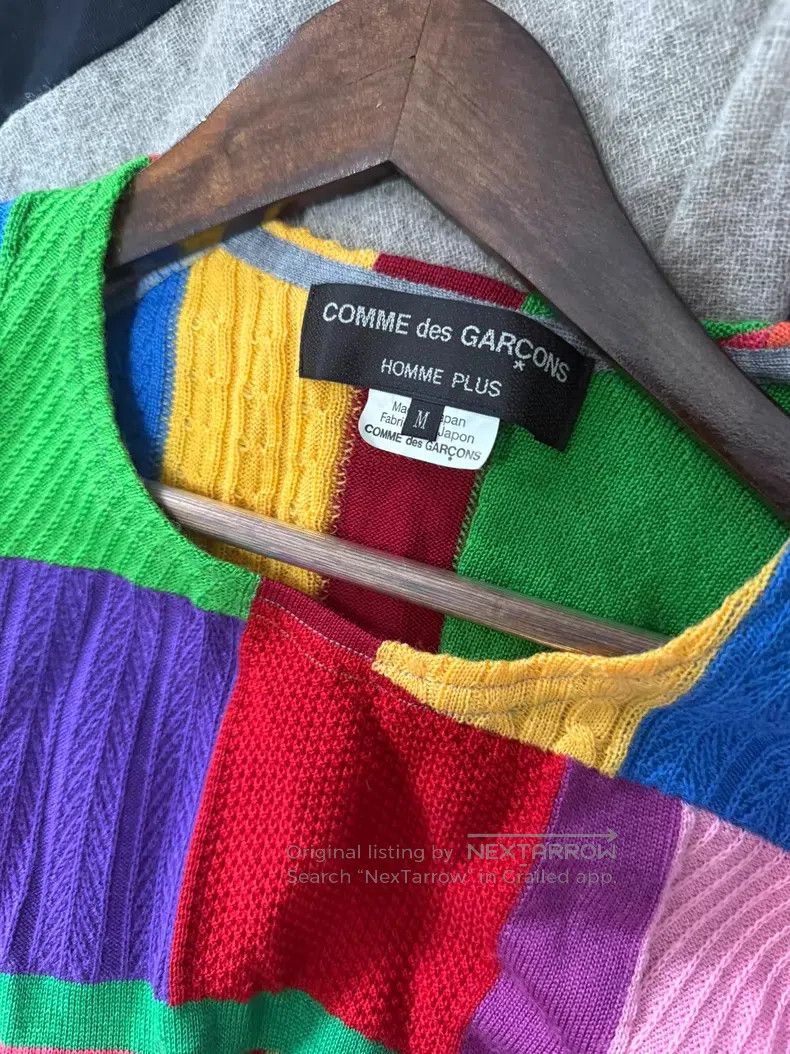 Comme des Garcons Comme des Garcons Patchwork colorful checkered sweater Size US M / EU 48-50 / 2 - 4 Thumbnail