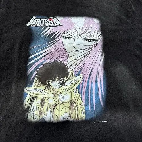 Japanese Brand Manami x Naoko Anime SAINT SEIYA Washed T-shirt Size US XL / EU 56 / 4 - 5 Thumbnail