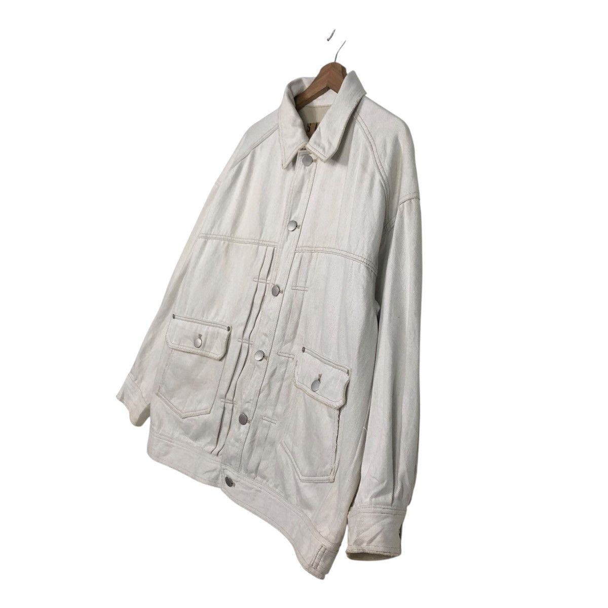 Issey Miyake 📌Vintage Denim Chore Jacket Pageboy Patchwork Design Size US M / EU 48-50 / 2 - 3 Thumbnail