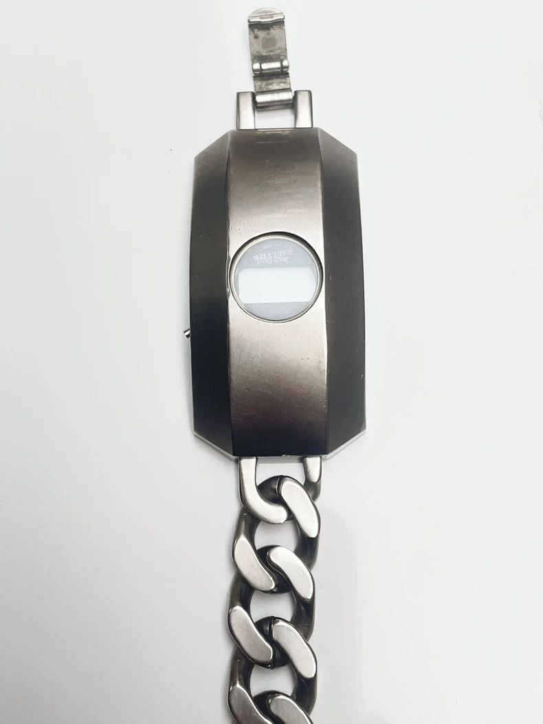 Jean Paul Gaultier Jean Paul Gaultier Metal watch with digital screen display Size ONE SIZE - 2 Thumbnail