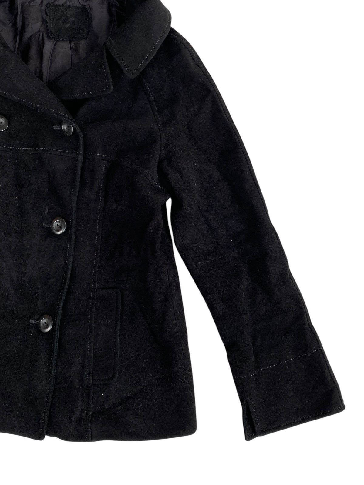 Vintage Vtg Leather Jacket All Black Size US S / EU 44-46 / 1 - 4 Thumbnail