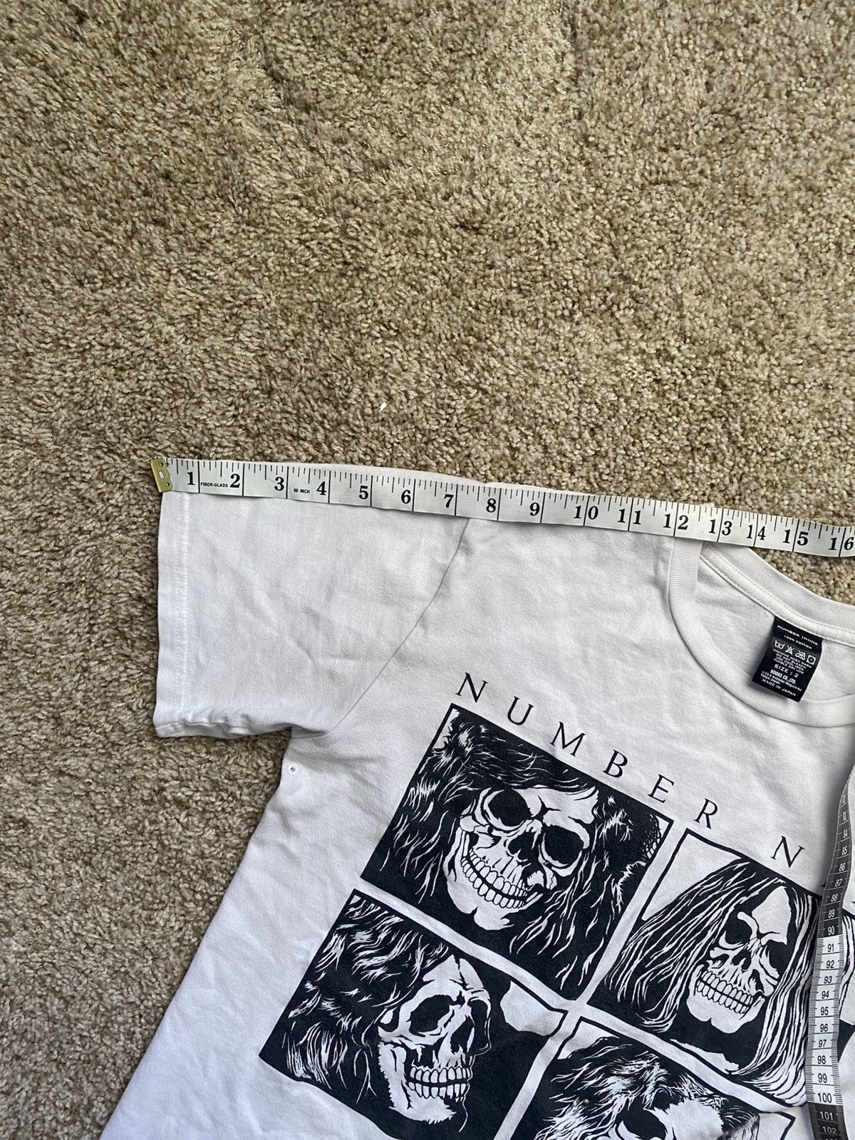 Number (N)ine NUMBER (N)INE SSO5 LED ZEPPELIN SKULL TEE Size US S / EU 44-46 / 1 - 5 Thumbnail