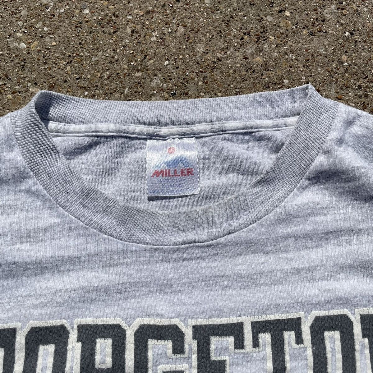 Other Vintage Georgetown University Crest Logo Striped Tee XL Size US XL / EU 56 / 4 - 2 Thumbnail
