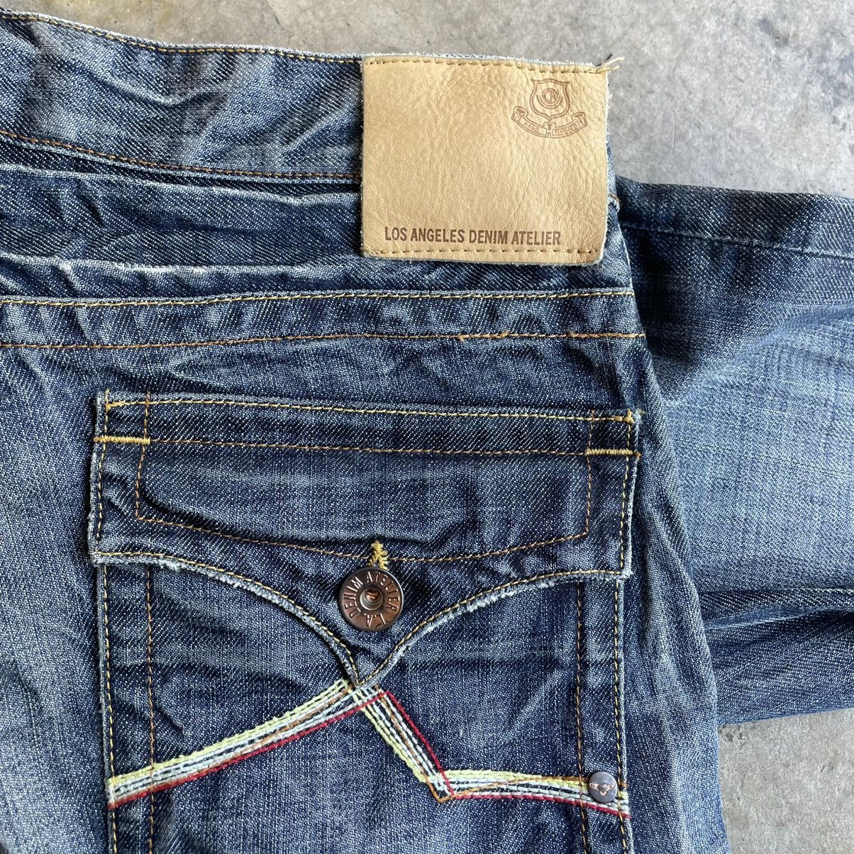 Los Angeles Apparel 🔥Vintage Los Angeles Denim Alter Distress Denim Jeans Size US 32 / EU 48 - 11 Thumbnail