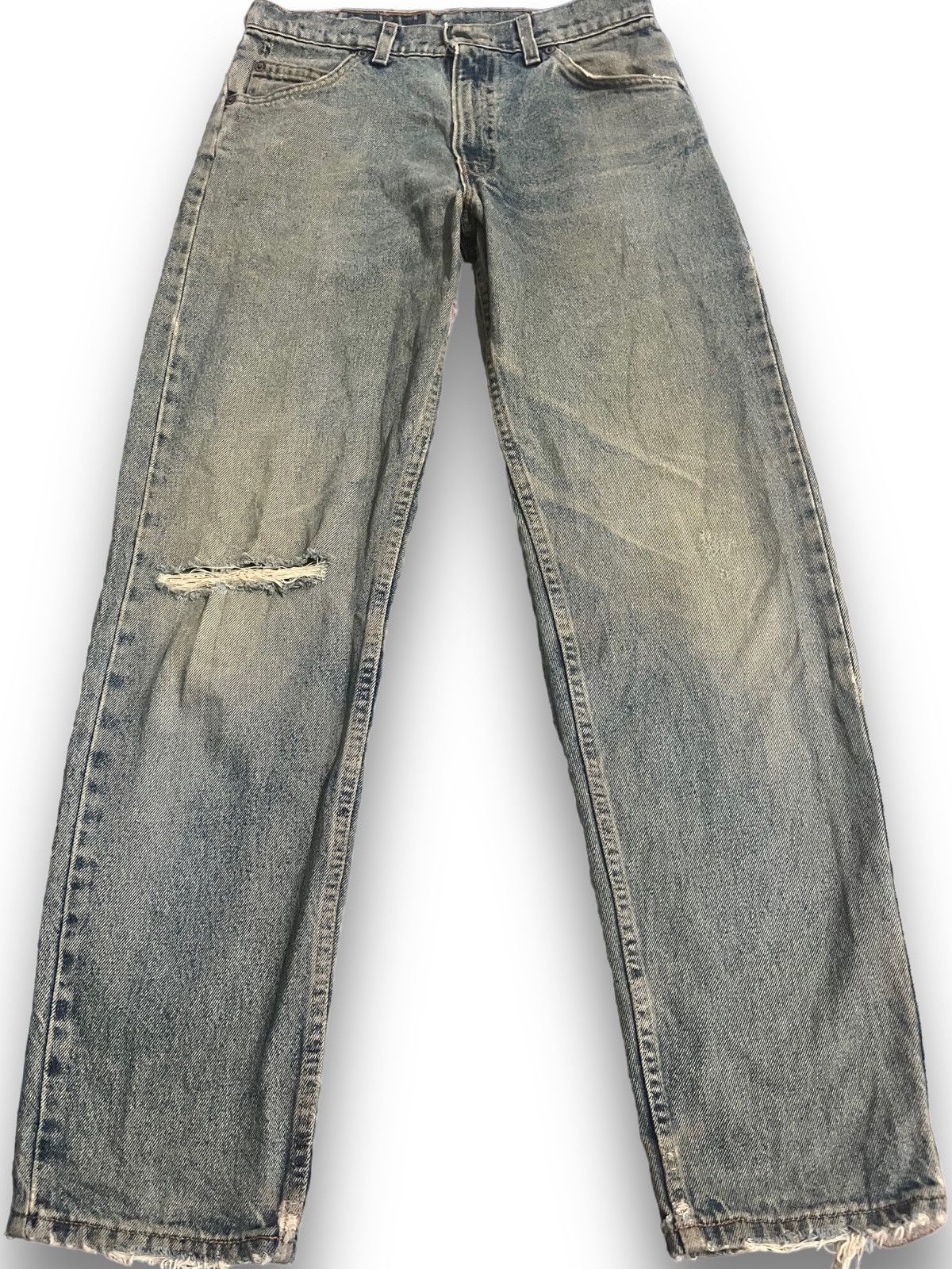 Levi's Levis 550 Orange Tab Distressed Denim Size US 29 - 1 Thumbnail