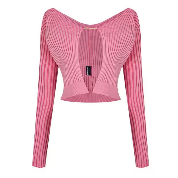 o1g2r1mq1024 Cardigan Top in Pink