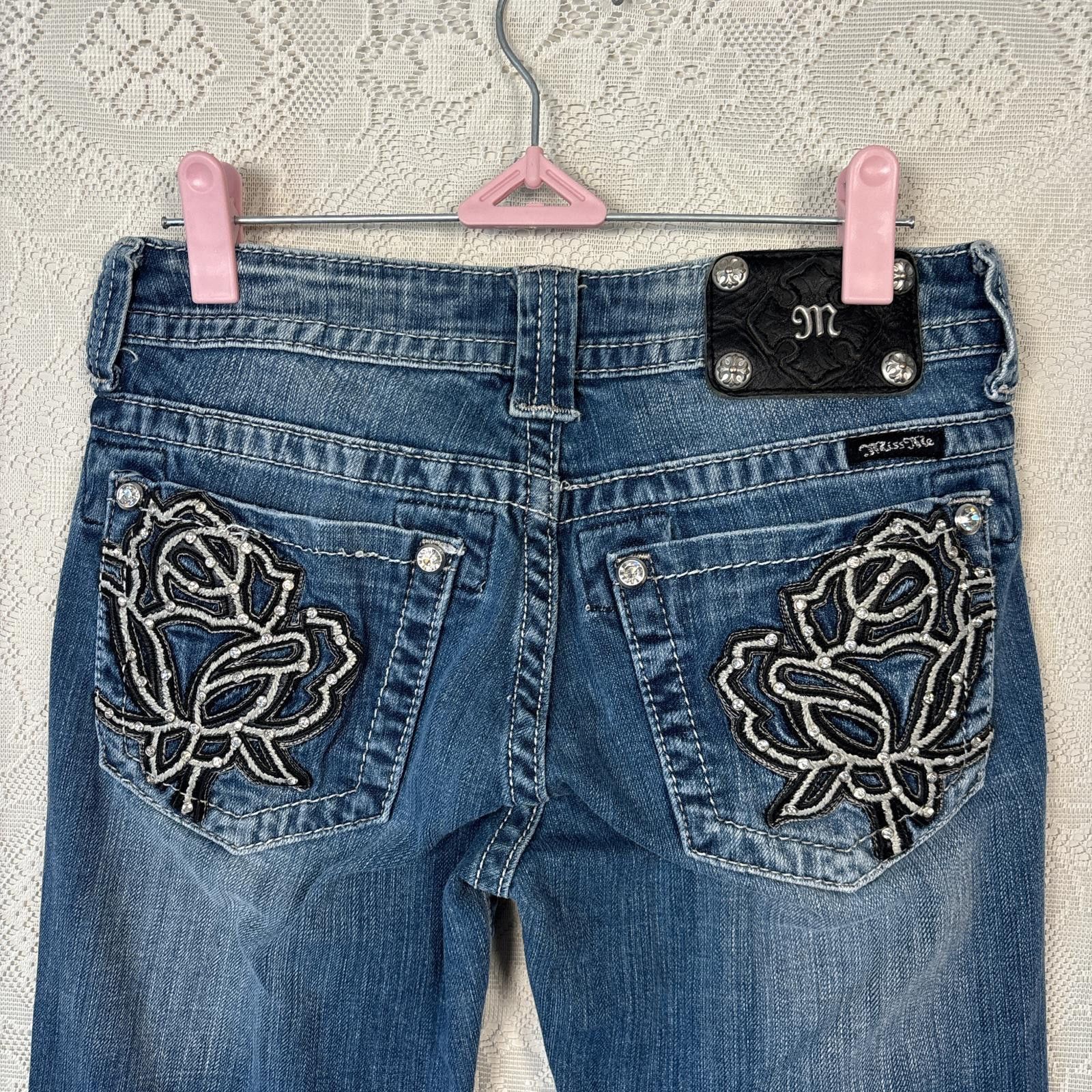 Other y2k miss me flare embroidered jeans Size 28" / US 6 / IT 42 - 3 Thumbnail