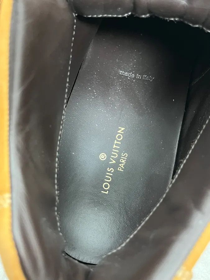 Louis Vuitton Louis Vuitton Oberkampf Beige Wheat Nubuck Boots Size US 11.5 / EU 44-45 - 9 Thumbnail