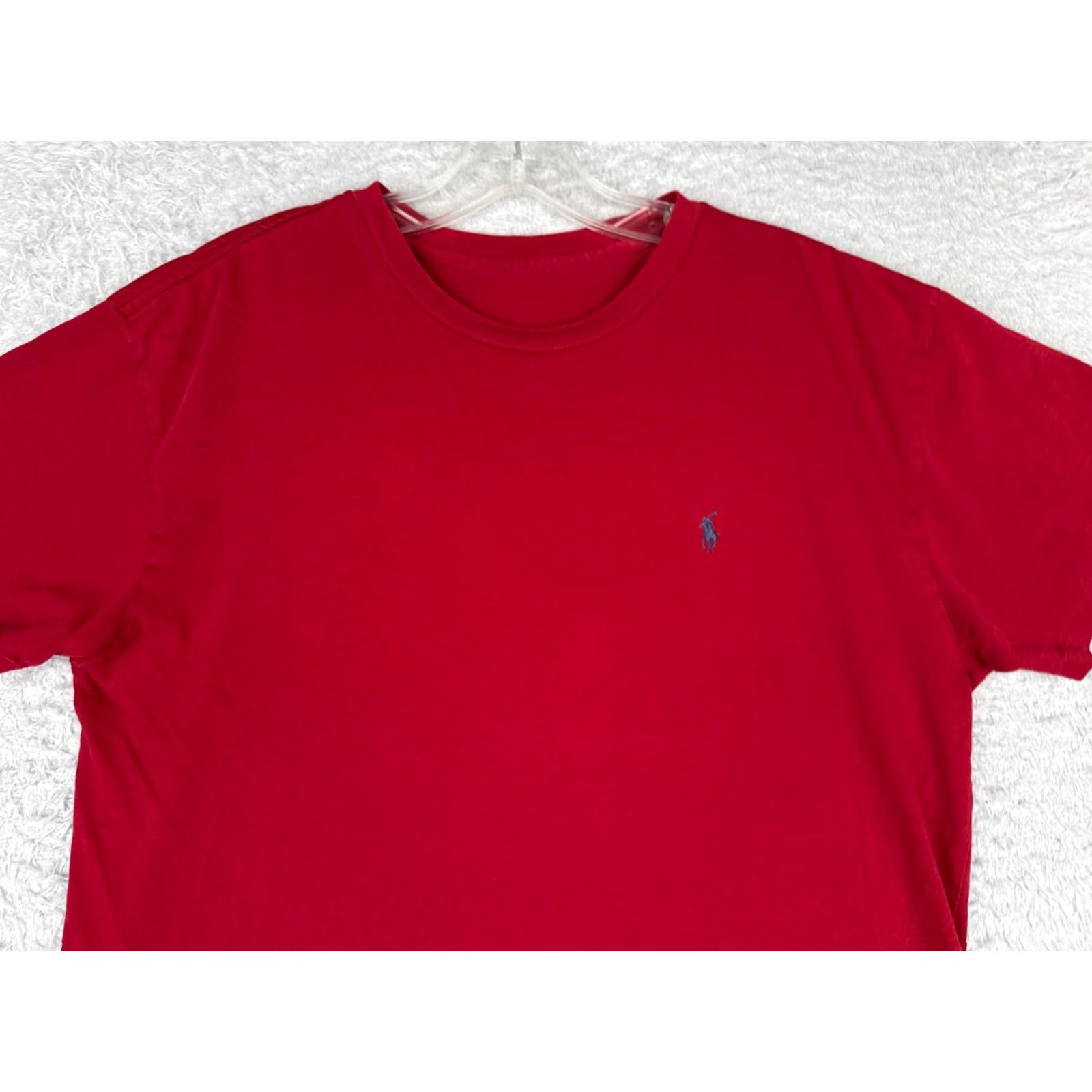 Ralph Lauren VINTAGE Ralph Lauren Polo Shirt Men Small Red Crew Neck 100% Cotton Short Sleeve Slim Fit Logo Embroidered Mens Shirt Red 90s Inspired Size US S / EU 44-46 / 1 - 4 Thumbnail
