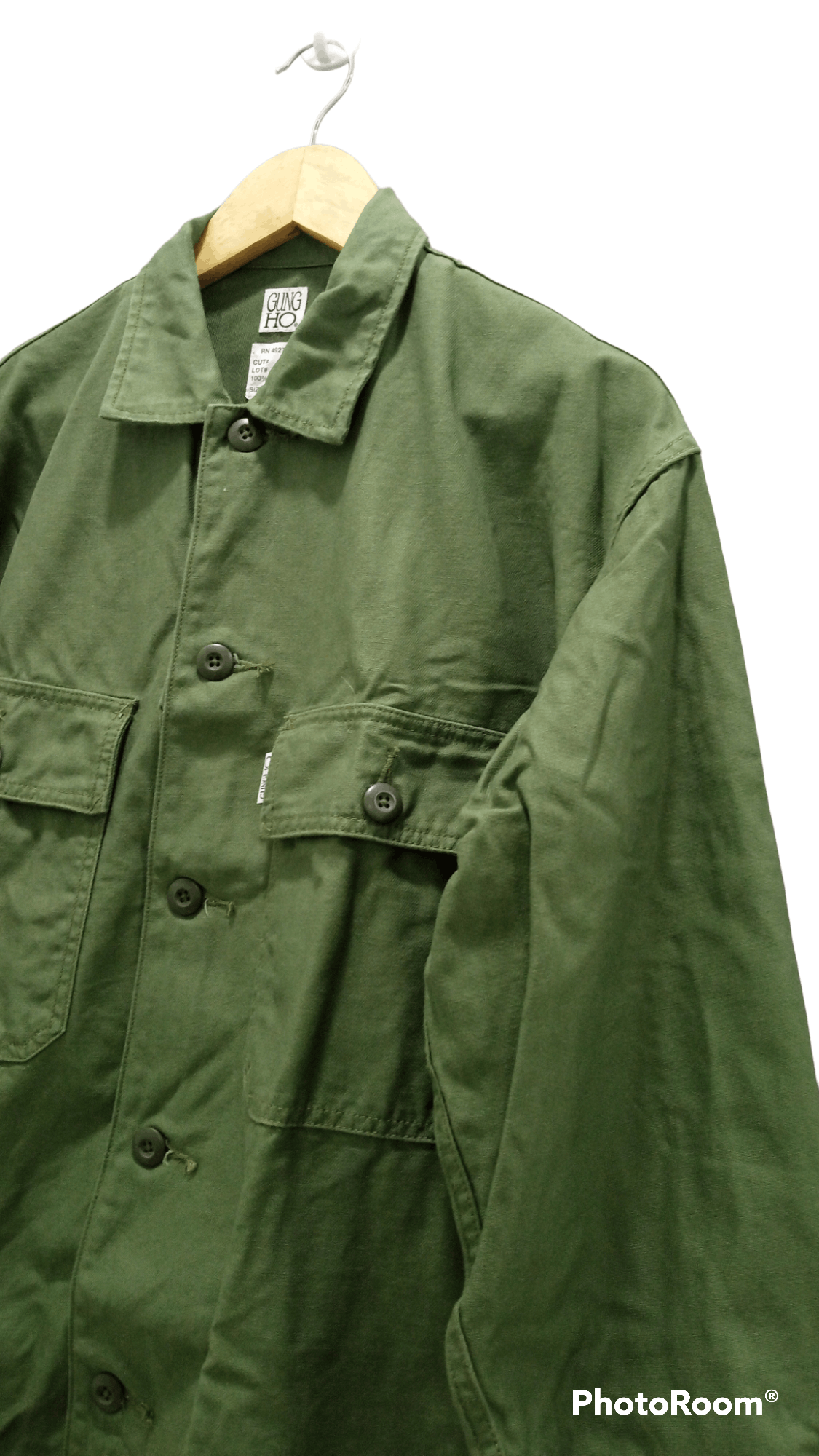 Japanese Brand × Vintage 🔥🔥GungHo x Freaks Store Vintage Military Style Jacket Size US L / EU 52-54 / 3 - 6 Thumbnail