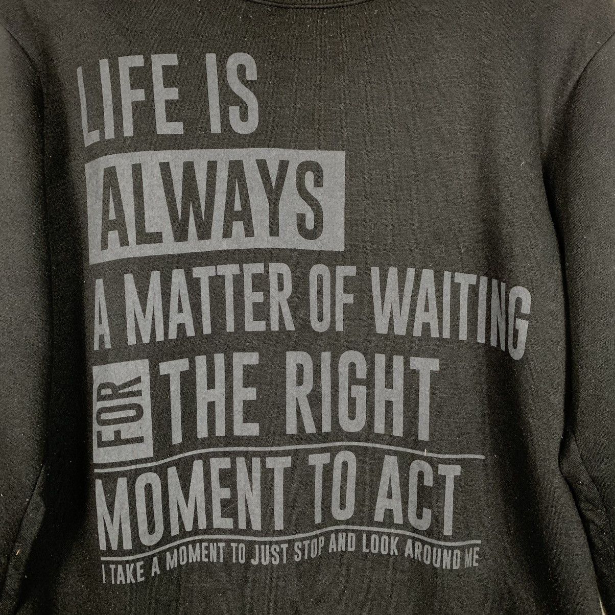 Japanese Brand Japanese Brand Poem Crewneck Sweatshirt Size US M / EU 48-50 / 2 - 10 Thumbnail