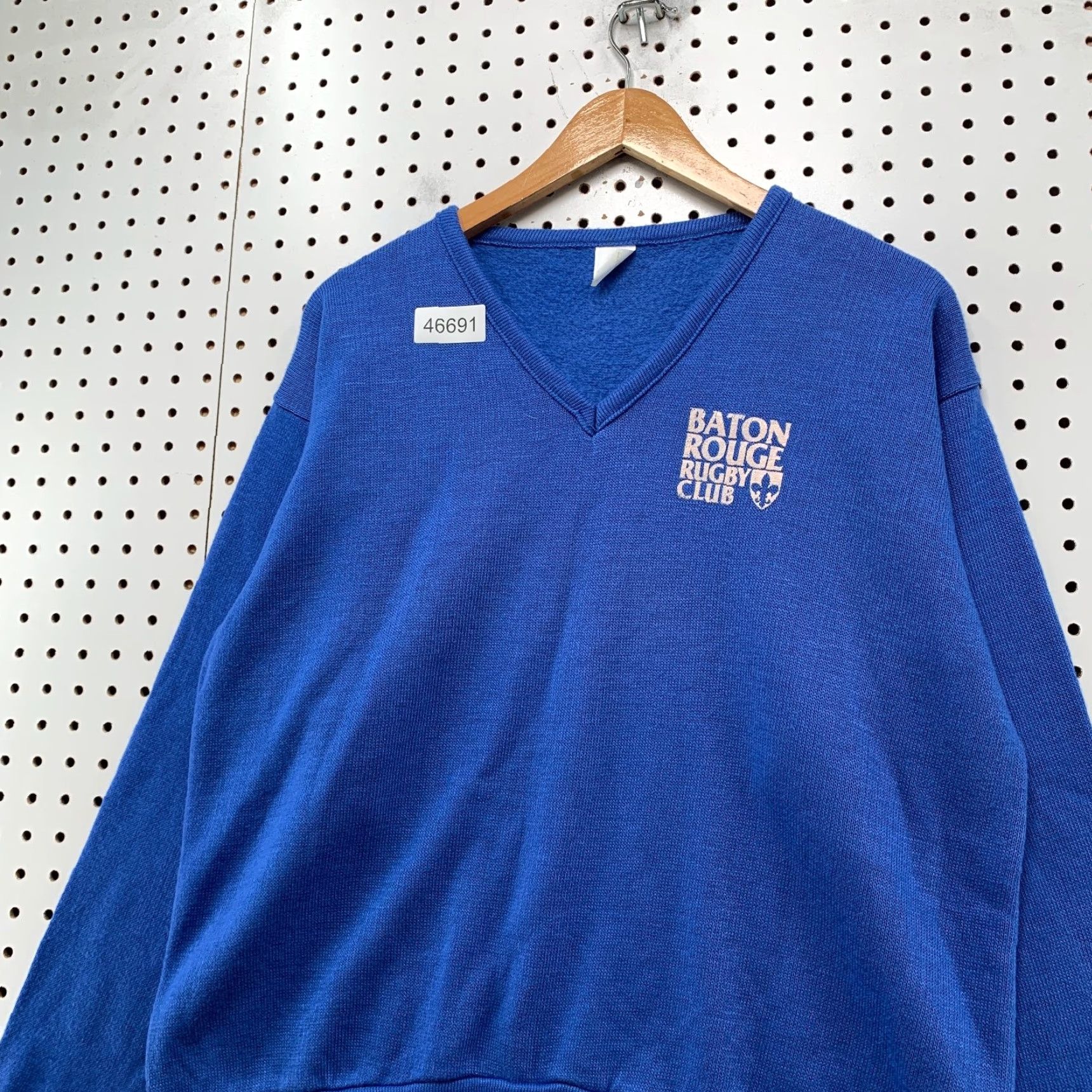 Vintage VINTAGE Baton Rouge Rugby Club Sweatshirt Mens XL Blue Fleece USA Sweatshirt Size US XL / EU 56 / 4 - 6 Thumbnail