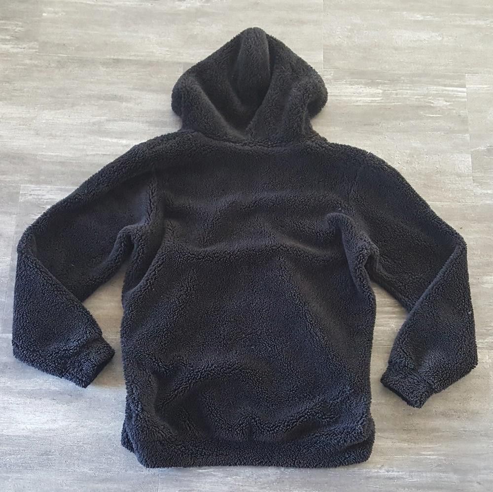 Designer Black Melville Christina Fur Coat Long Sleeve Size ONE SIZE - 2 Thumbnail