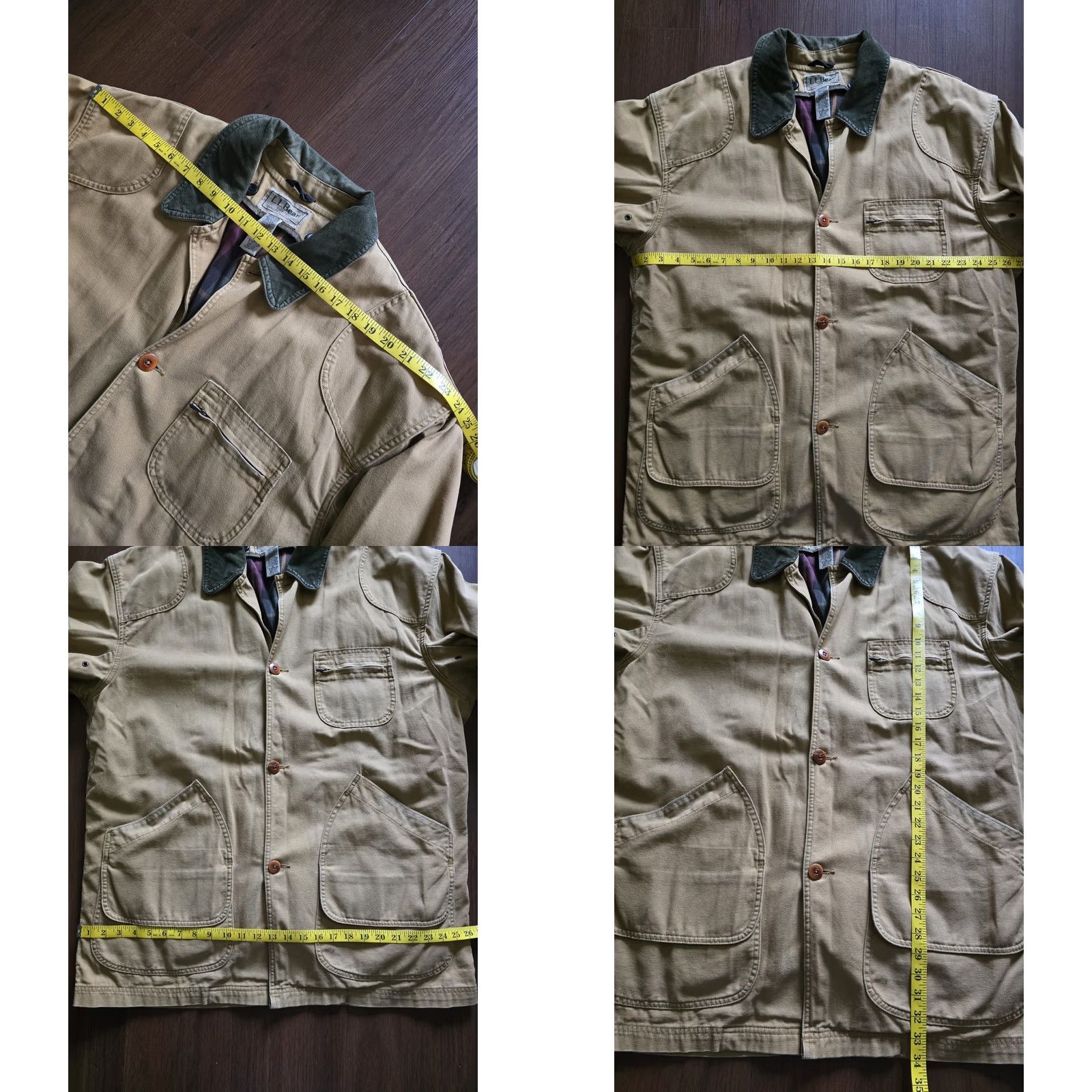Vintage VINTAGE LL Bean Chore Coat Jacket 90s Removable Primaloft Lining Tan XL Men’s (Adult) Mens Size US XL / EU 56 / 4 - 8 Thumbnail