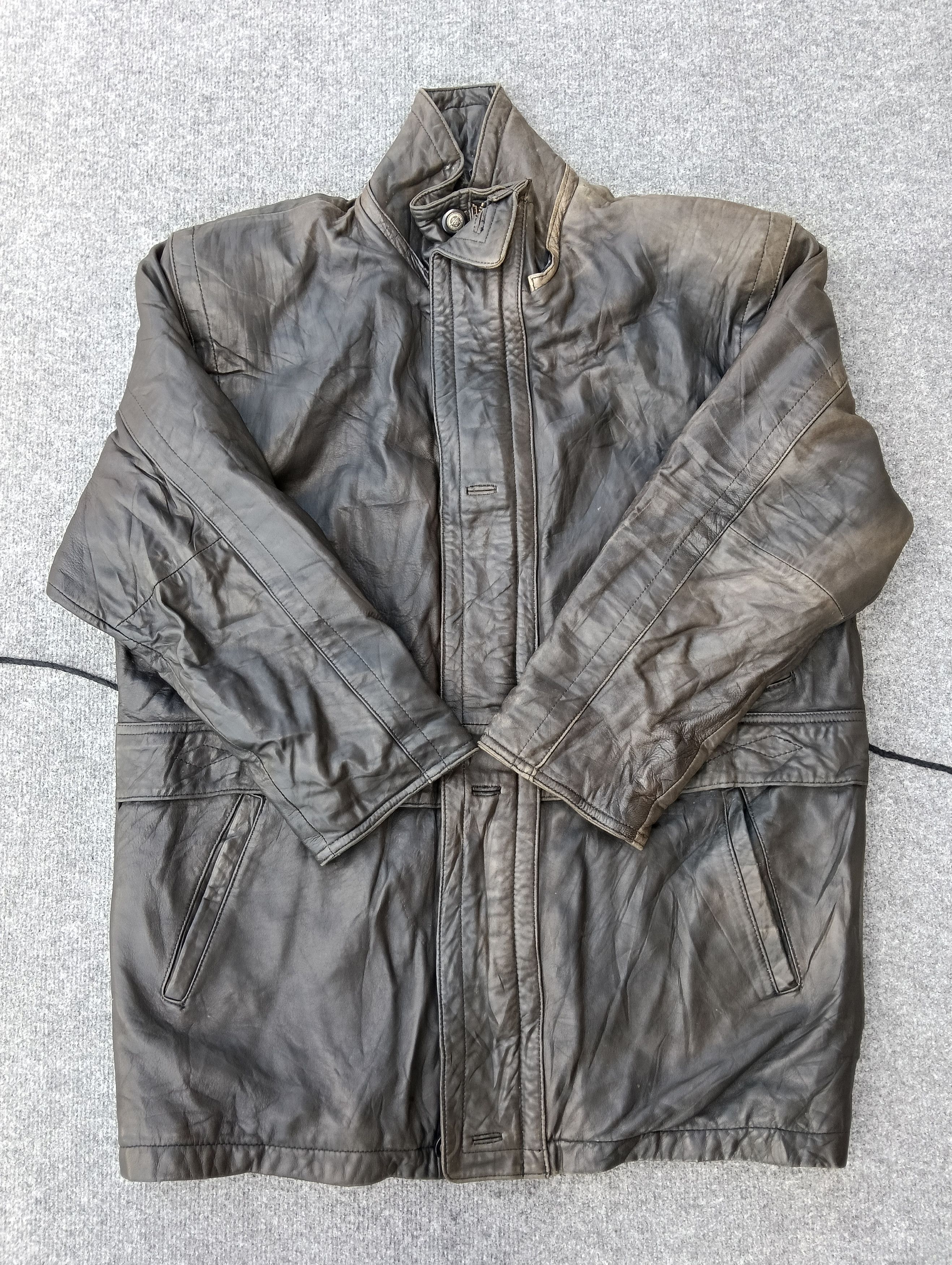 Leather Vintage Beer Blasts leather sheep jacket. Size US M / EU 48-50 / 2 - 7 Thumbnail