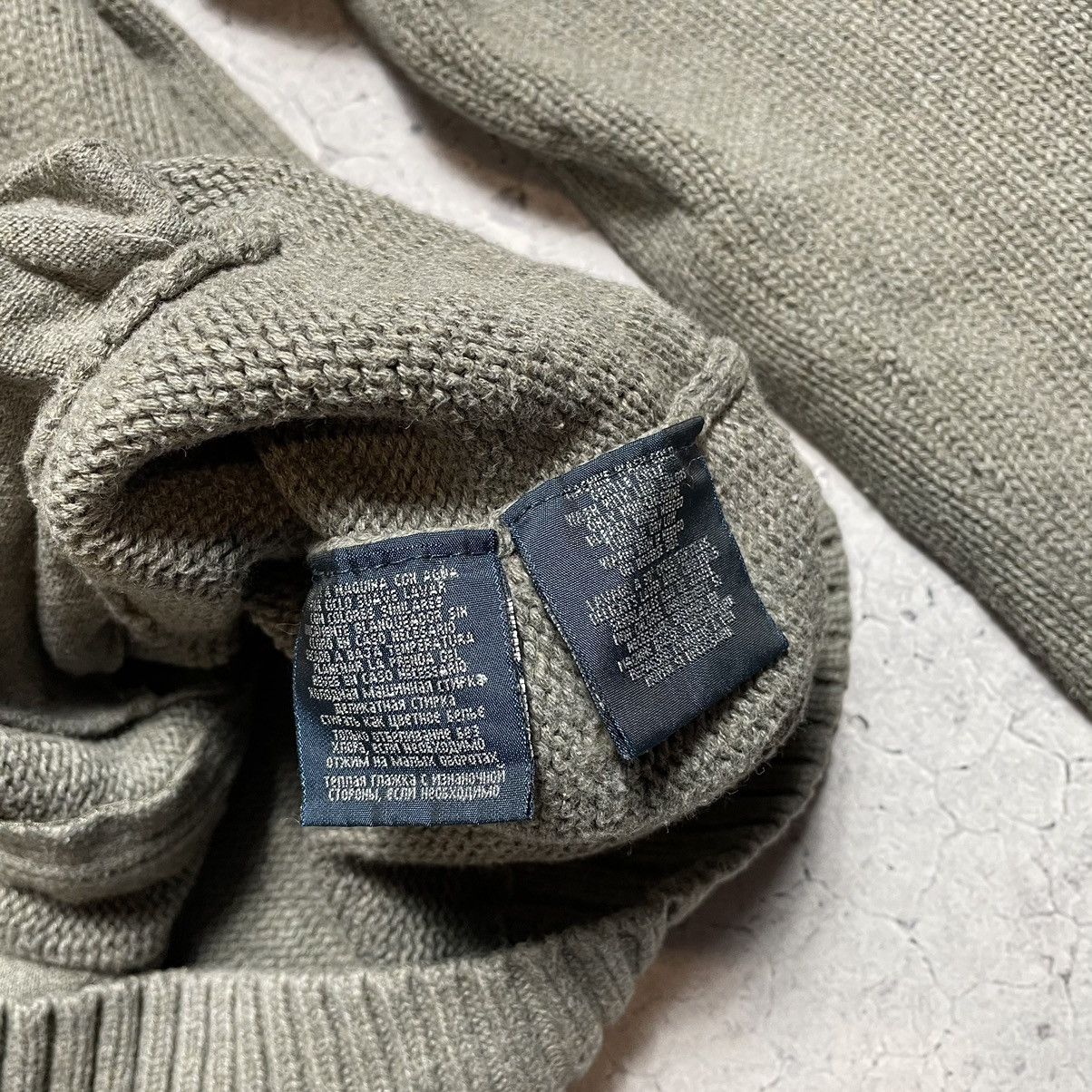 Polo Ralph Lauren Vintage 90s Crewneck Zip Sweater Polo Ralph Lauren Big Pony Size US S / EU 44-46 / 1 - 12 Thumbnail