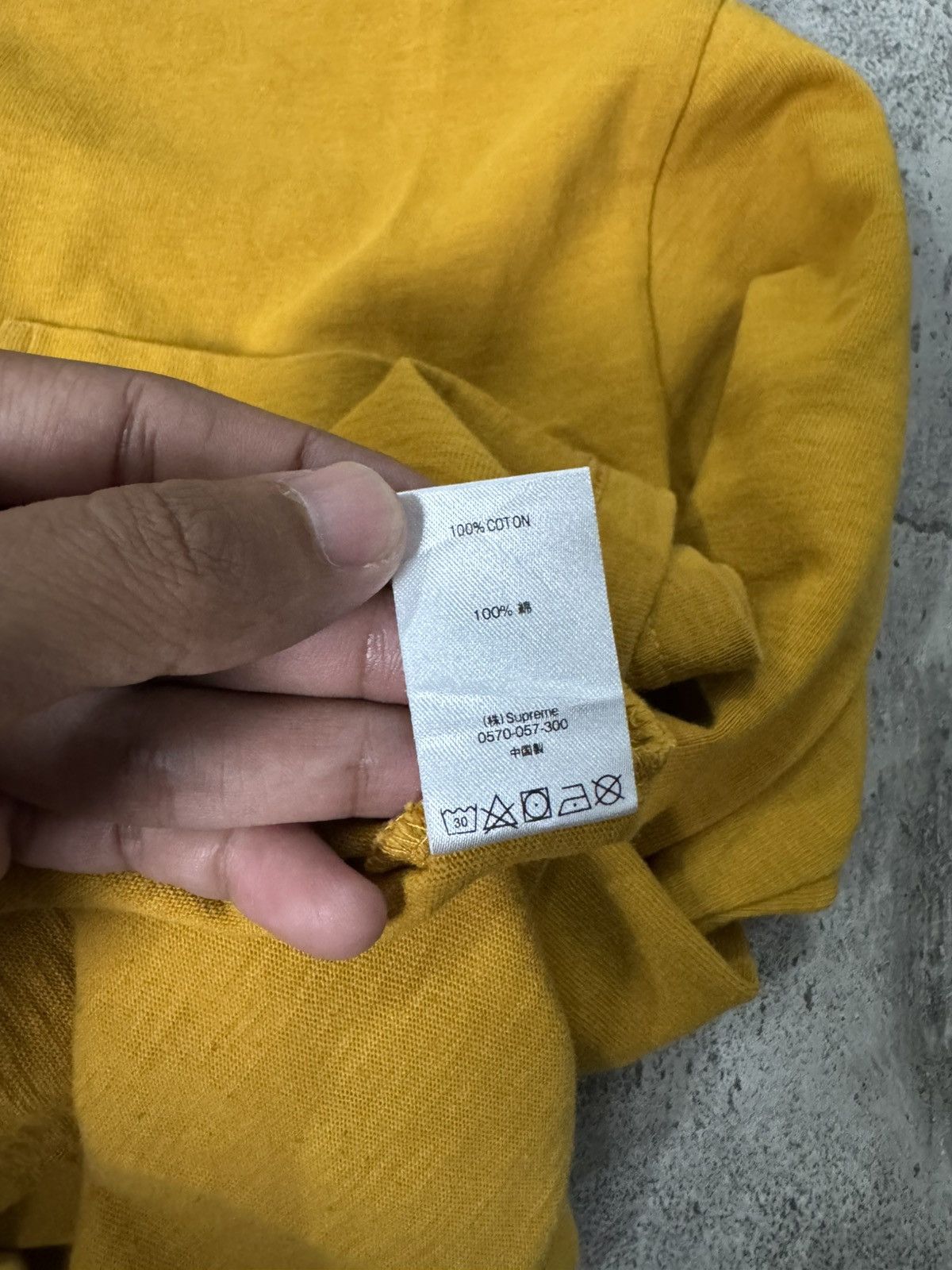 Supreme SUPREME BASIC POCKET YELLOW LONGSLEEVE SHIRT Size US M / EU 48-50 / 2 - 9 Thumbnail