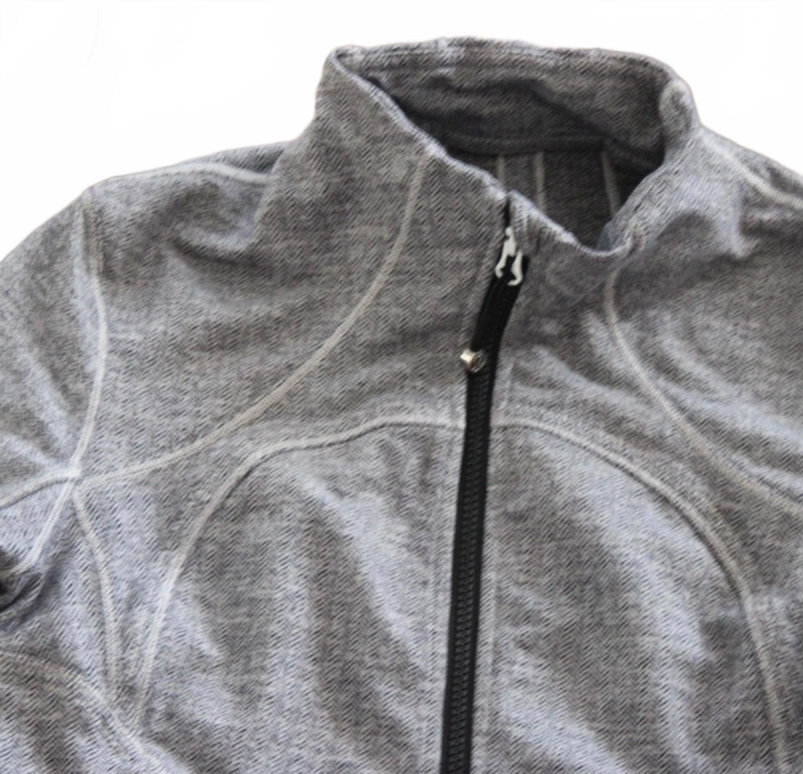 Lululemon Lululemon Gray Full-Zip Long Sleeve Define Jacket Sz 6 Nulon Size M / US 6-8 / IT 42-44 - 3 Thumbnail