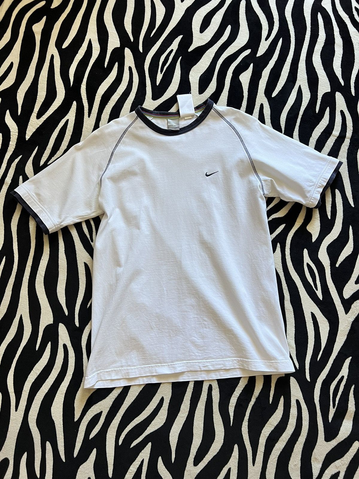 Nike × Vintage Nike t-shirt swoosh vintage Size US L / EU 52-54 / 3 - 2 Thumbnail