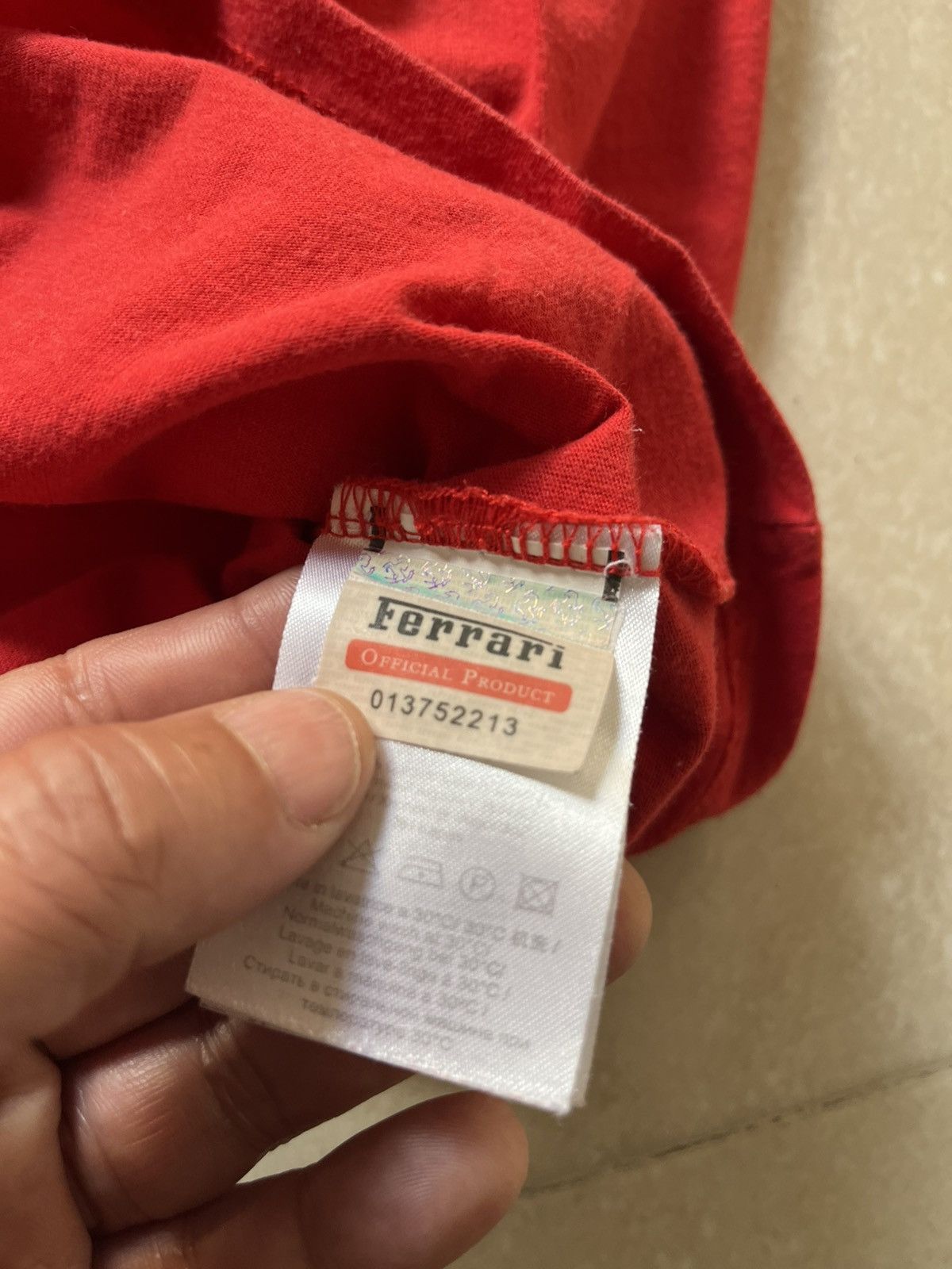Ferrari Ferrari Tee Shirt Long Sleeve “Vintage” Size US M / EU 48-50 / 2 - 7 Thumbnail