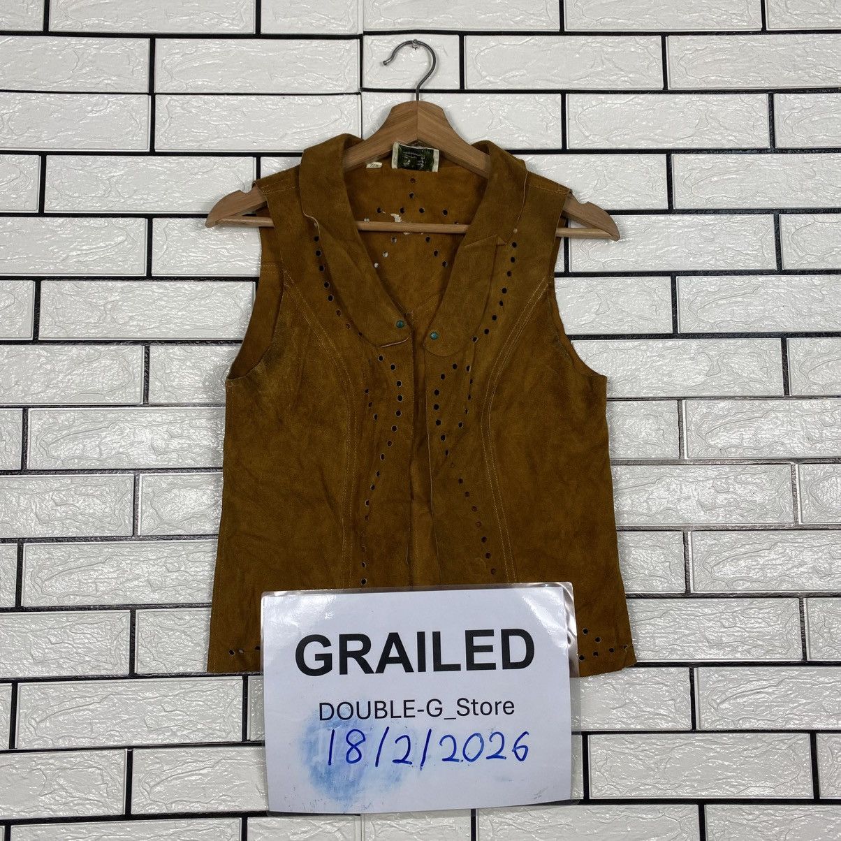 Japanese Brand 📌Vintage Vest Jacket Leather Sun Valley Issey Miyake Size US M / EU 48-50 / 2 - 1 Thumbnail