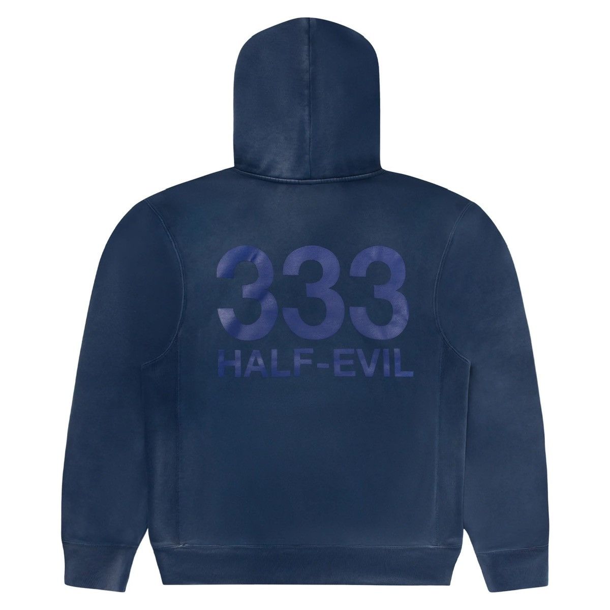 Half Evil Half Evil - Vintage Navy Logo Hoodie Size US L / EU 52-54 / 3 - 2 Thumbnail