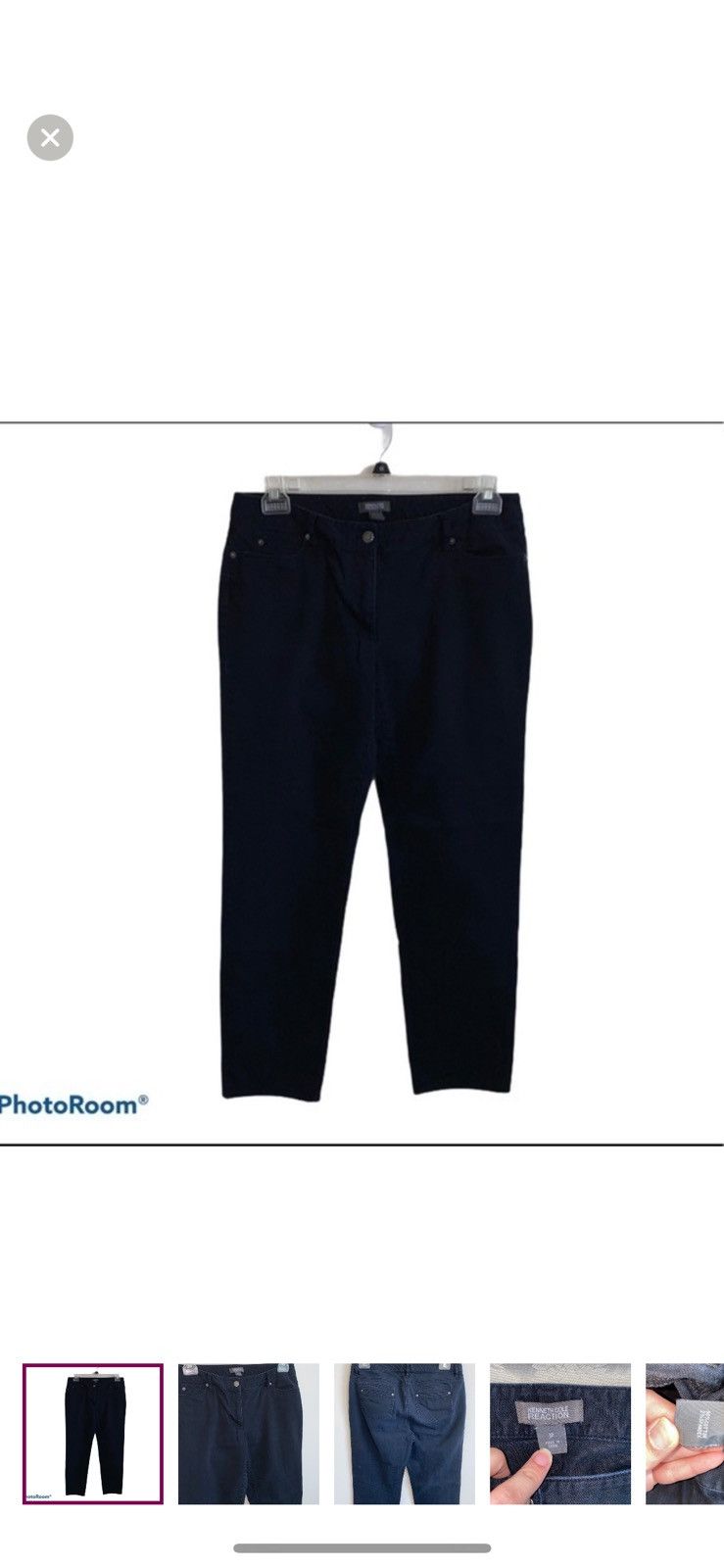 Kenneth Cole Kenneth Cole reaction black straight leg jeans size 12 Size 34" / US 12 / IT 48 - 1 Thumbnail